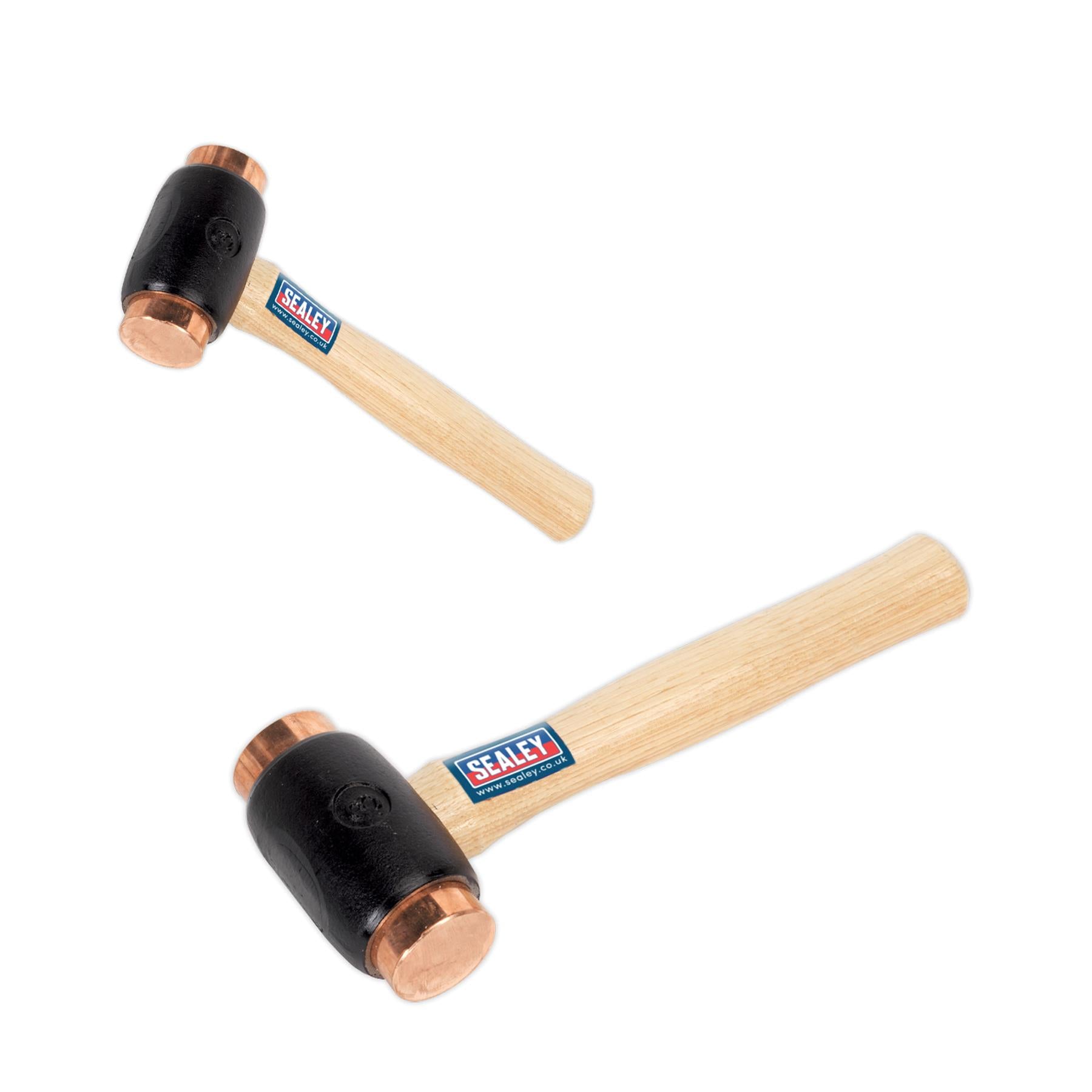 Sealey Copper Faced Hammer 4.3lb Hickory Shaft