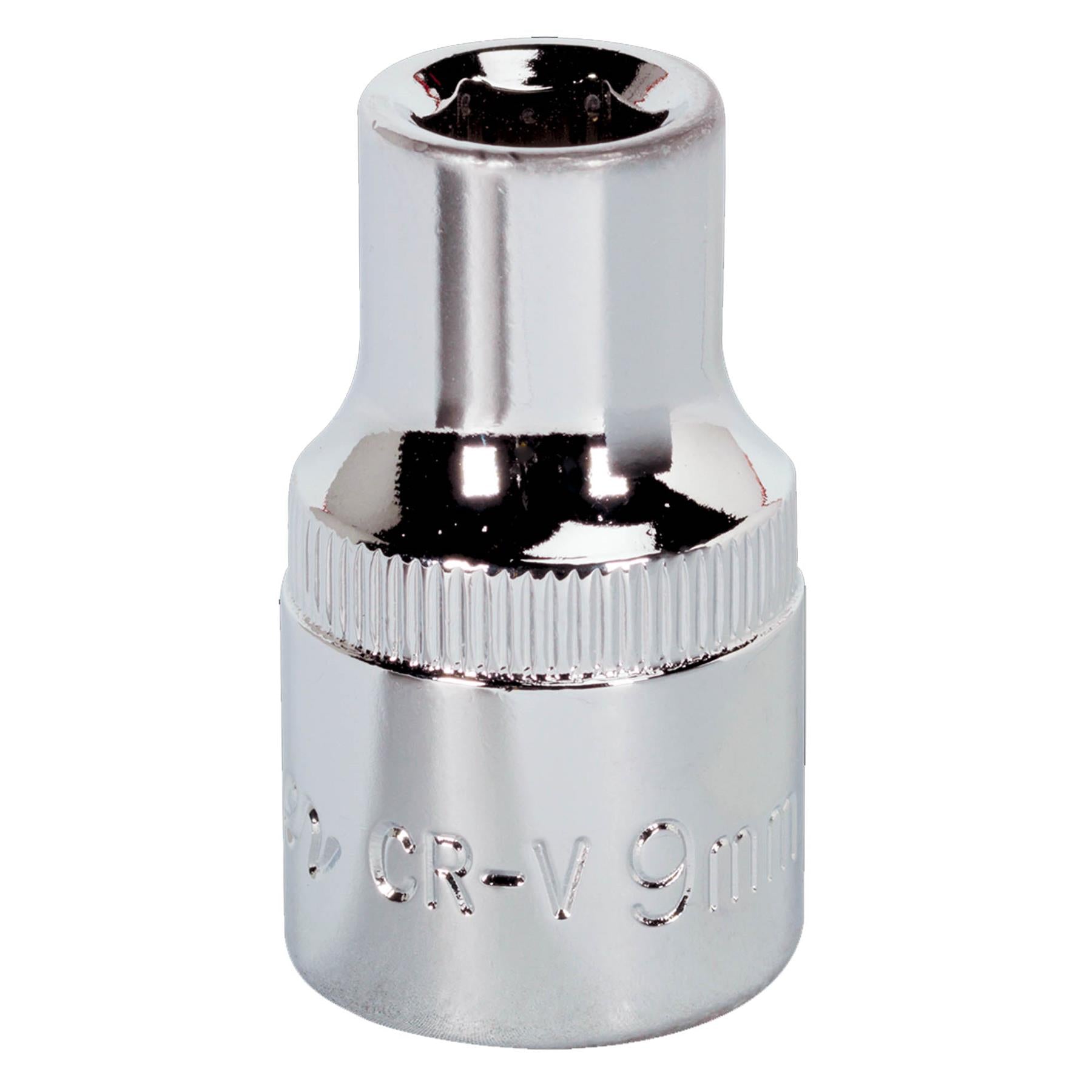 Sealey WallDrive Socket 9mm 1/2"Sq Drive Fully Polished