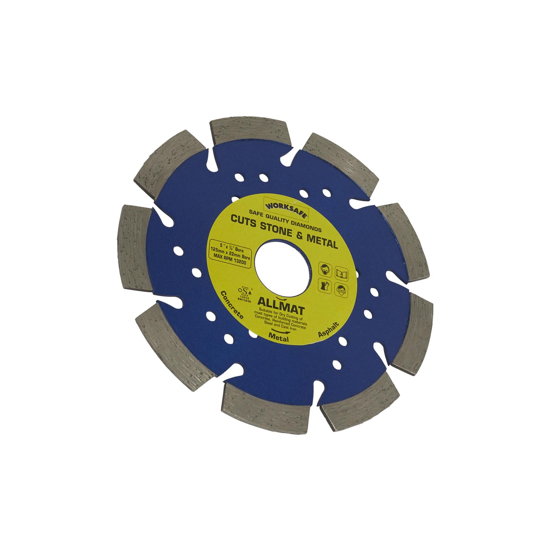 Sealey Platinum Allmat Diamond Blade 125 x 22mm