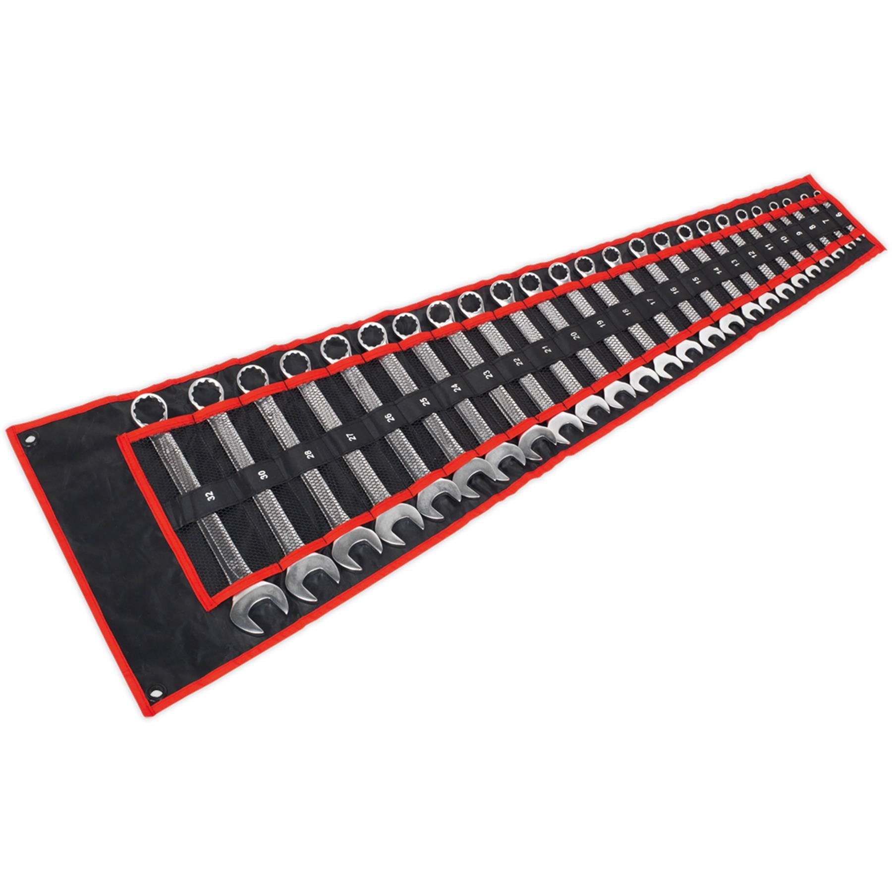 Sealey Combination Spanner Set 25pc Metric