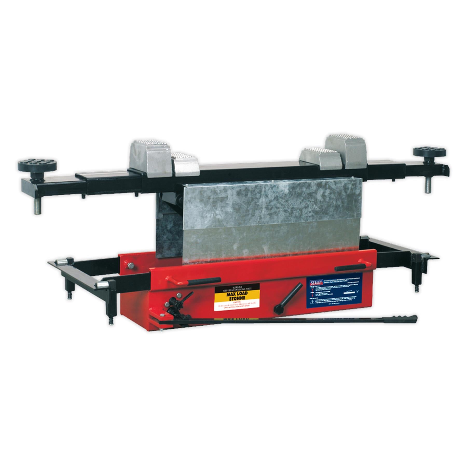 Sealey Jacking Beam 3t with Arm Extenders & Flat Roller Supports