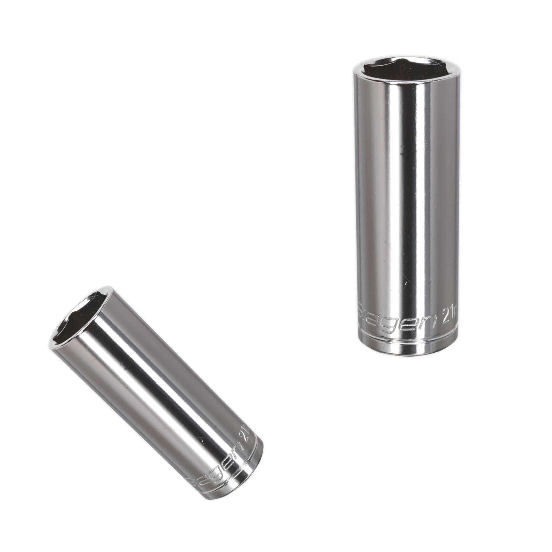 Sealey WallDrive Socket 21mm Deep 1/2"Sq Drive