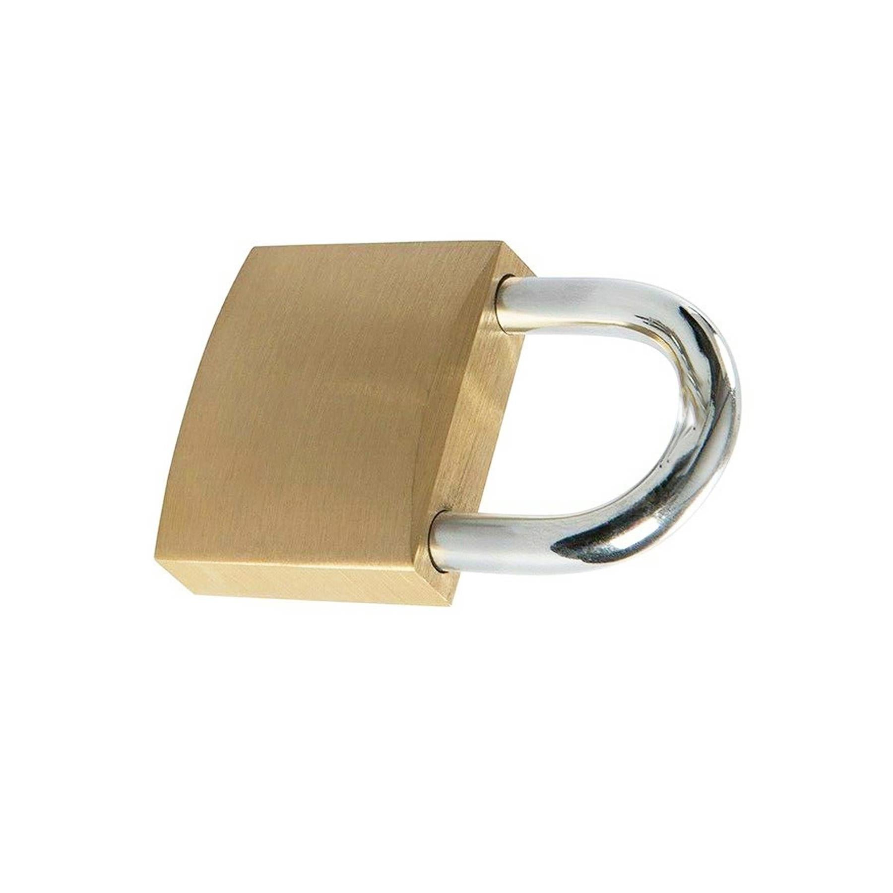 Security 20mm Brass Padlock Luggage Lock Travel Suitcase 2 Pcs