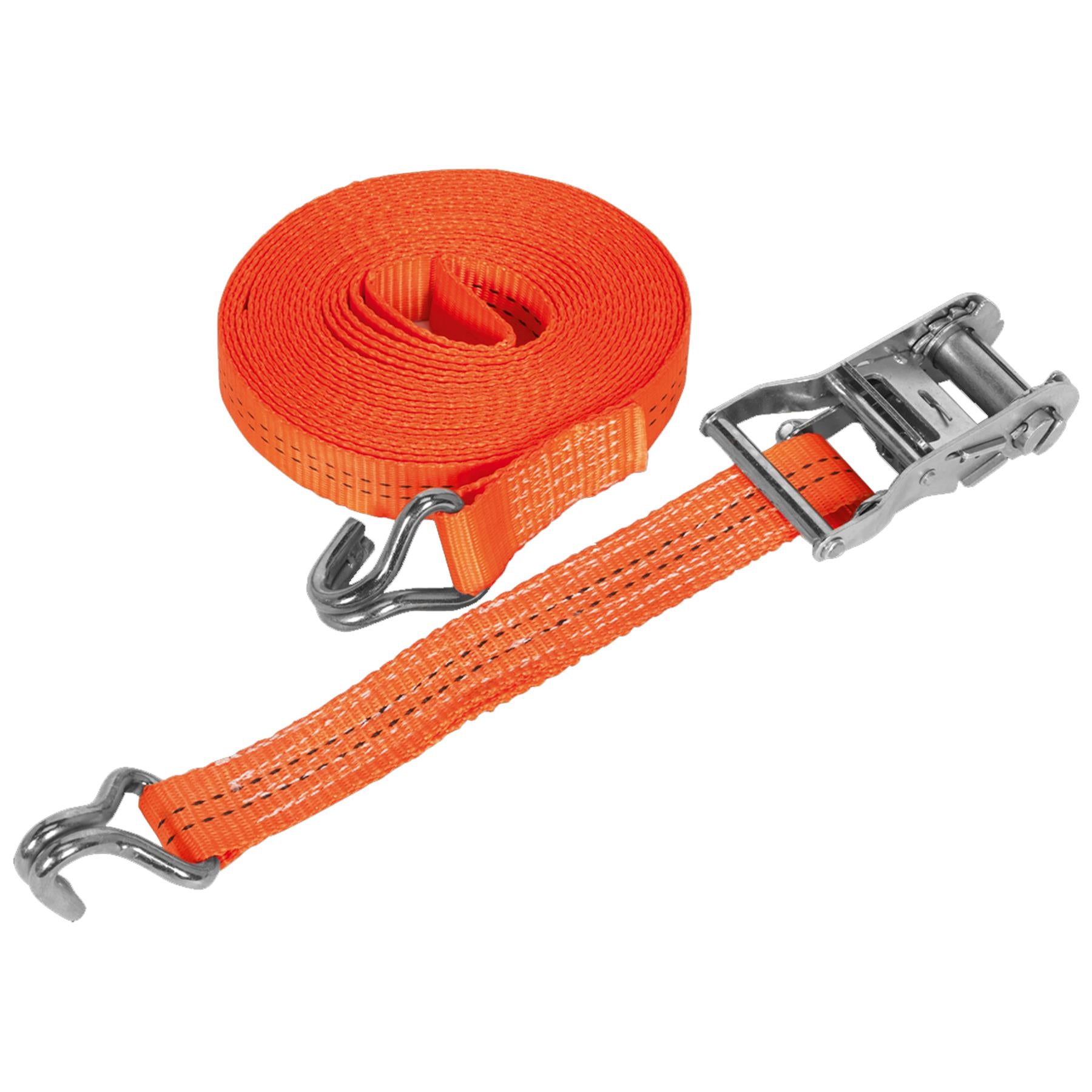 Sealey Ratchet Tie Down 35mm x 8m Poly Web 2000kg Load Test