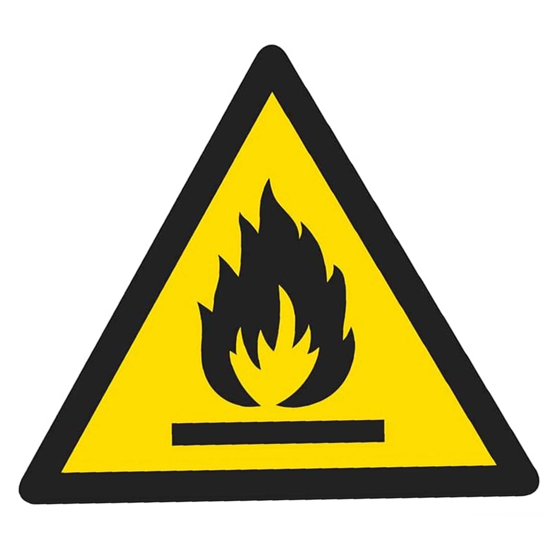 Warning Safety Sign - Danger Waste Oil - Self-Adhesive Vinyl