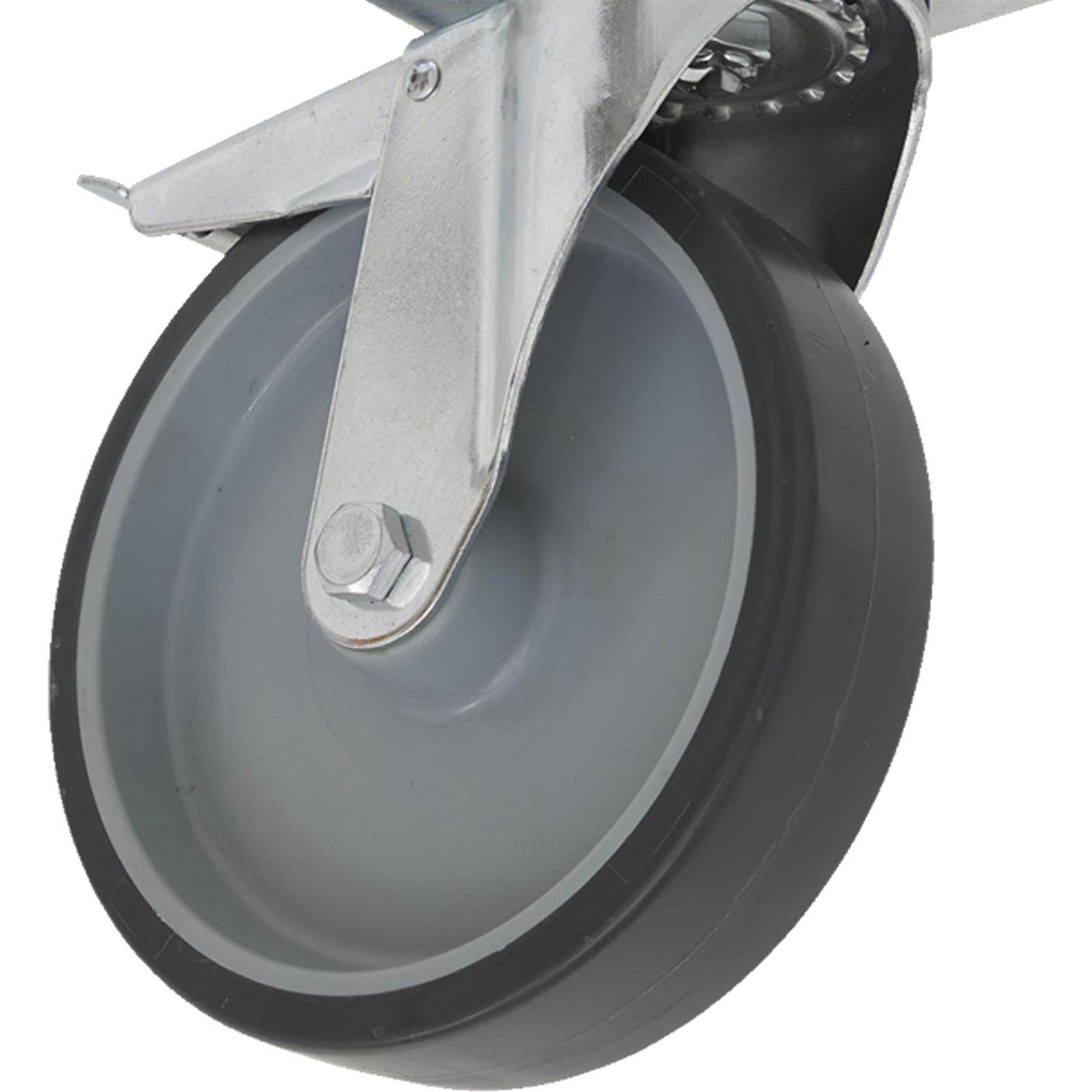 Sealey Medium-Duty Therm Swivel Castor Wheel with Total Lock 100mm