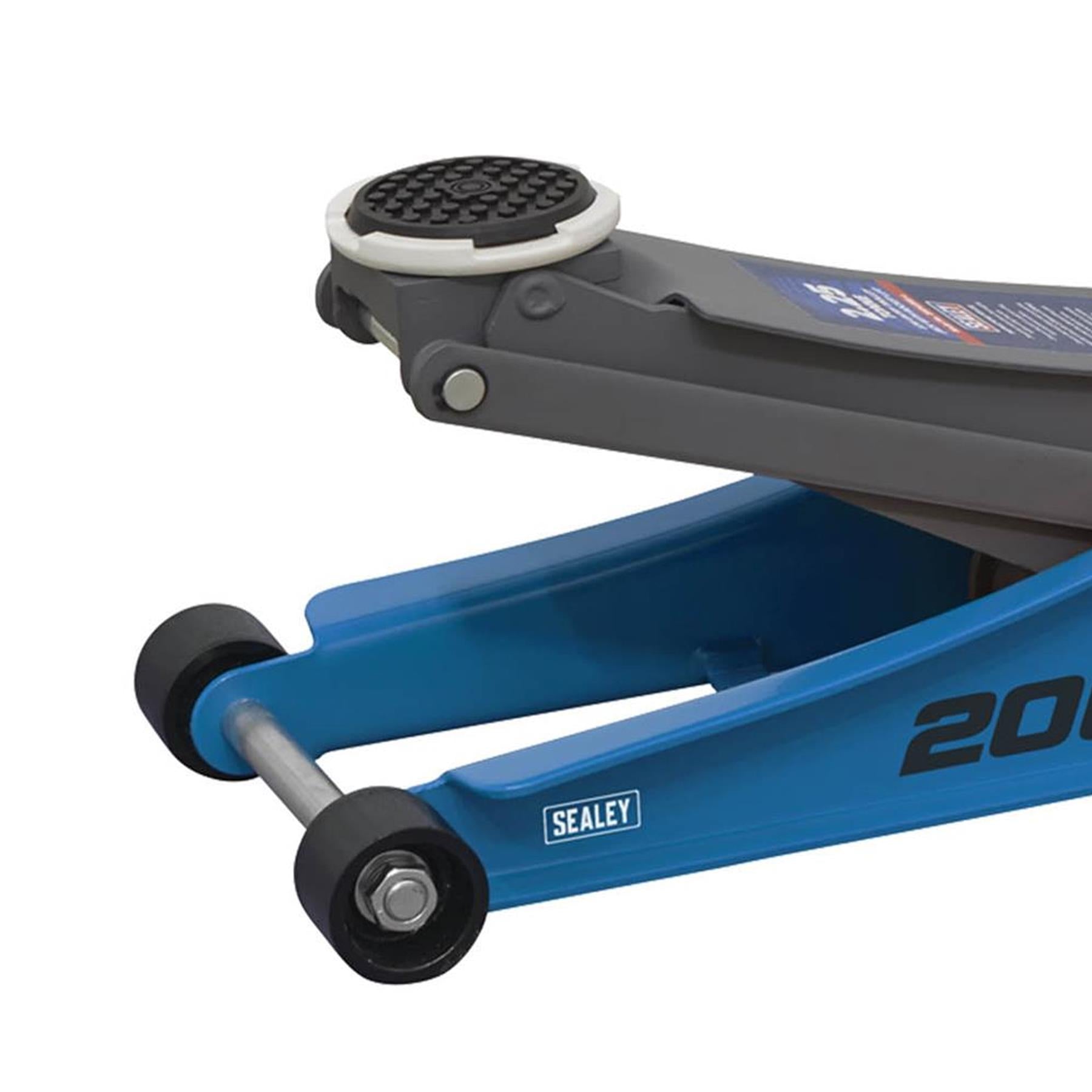 Sealey Trolley Jack 2.25tonne Low Entry Rocket Lift Blue