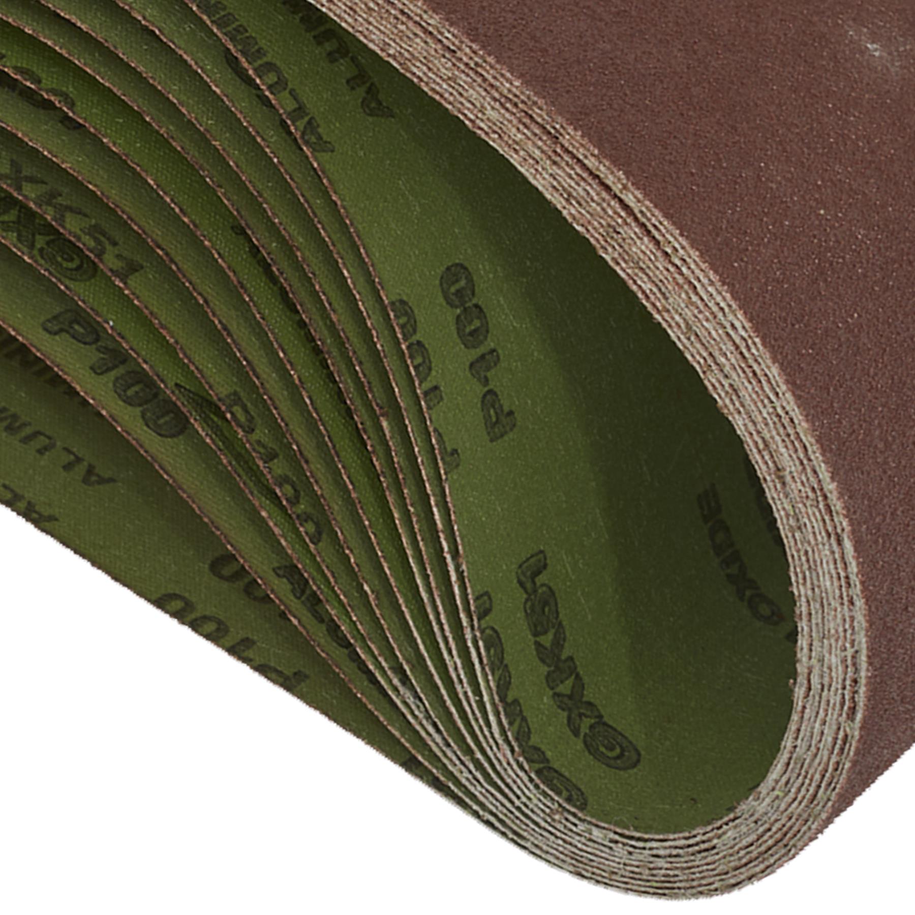 Sanding Belt 100 x 610mm 100 Grit - Pack of 10 - WSB61100 Sealey