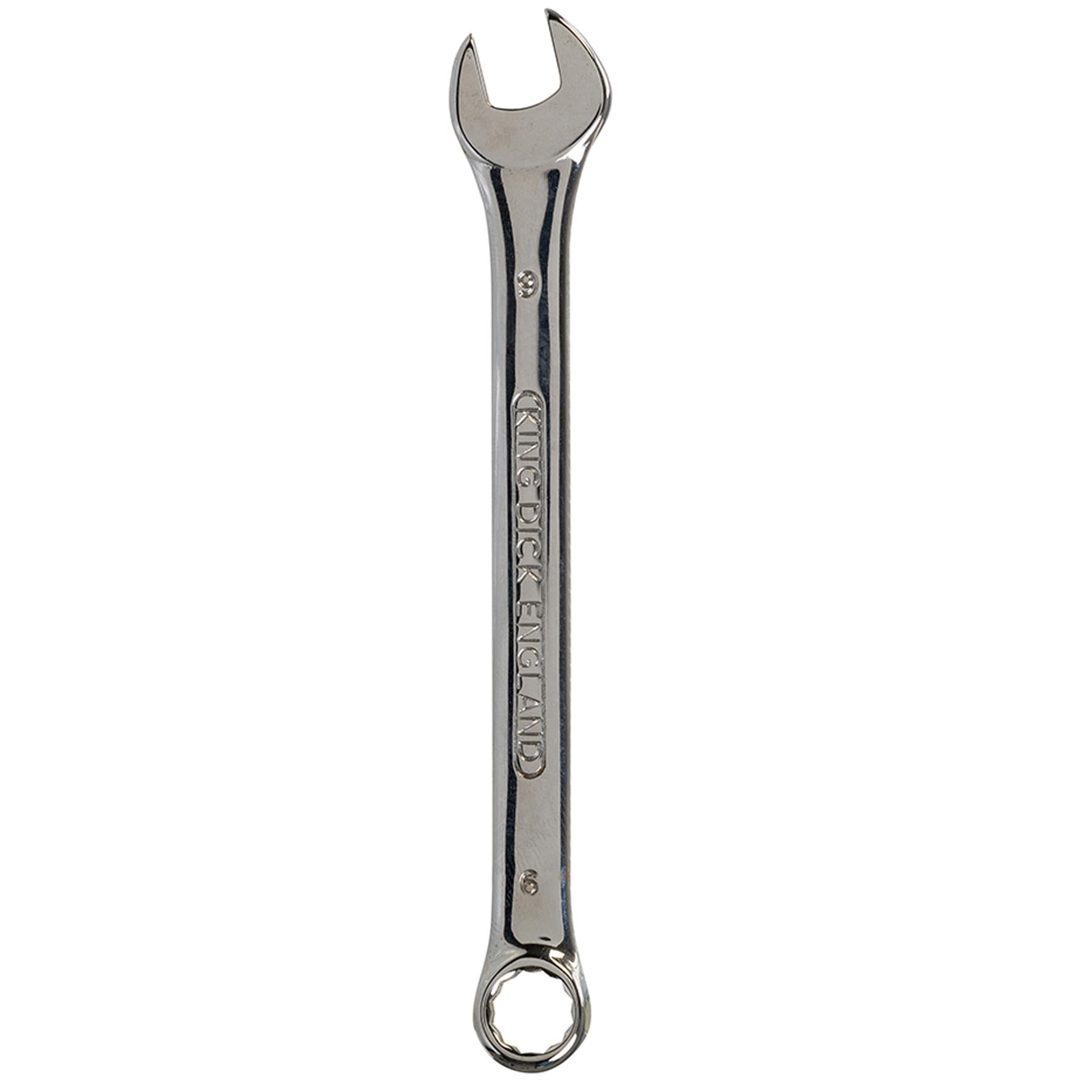 King Dick metric 9 MM polished chrome combination spanner wrenches spanners
