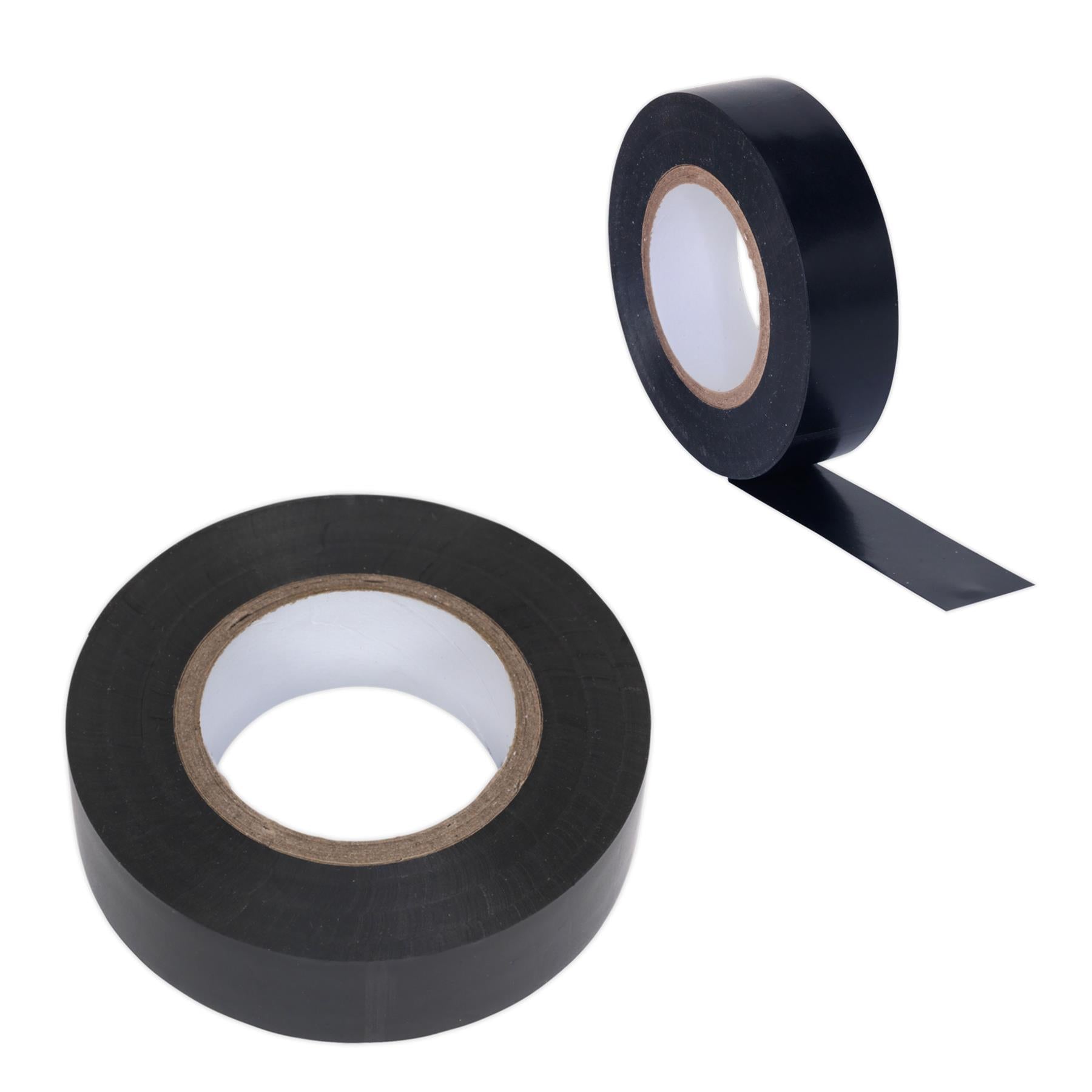 Sealey PVC Insulating Tape 19mm x 20m Black Pack of 10