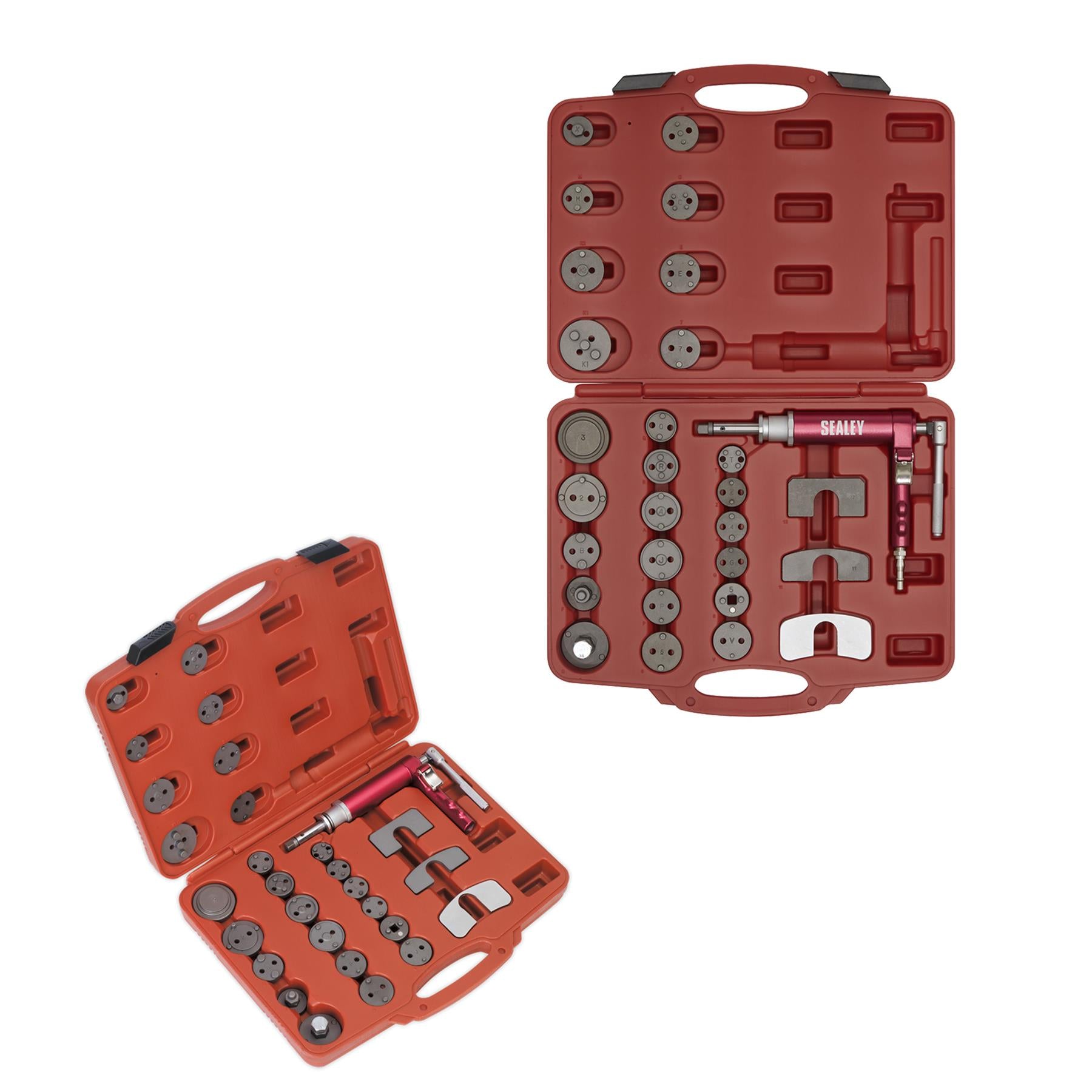 Sealey Air Operated Brake Piston Wind-Back Tool Kit 29pc Fast Lightweight
