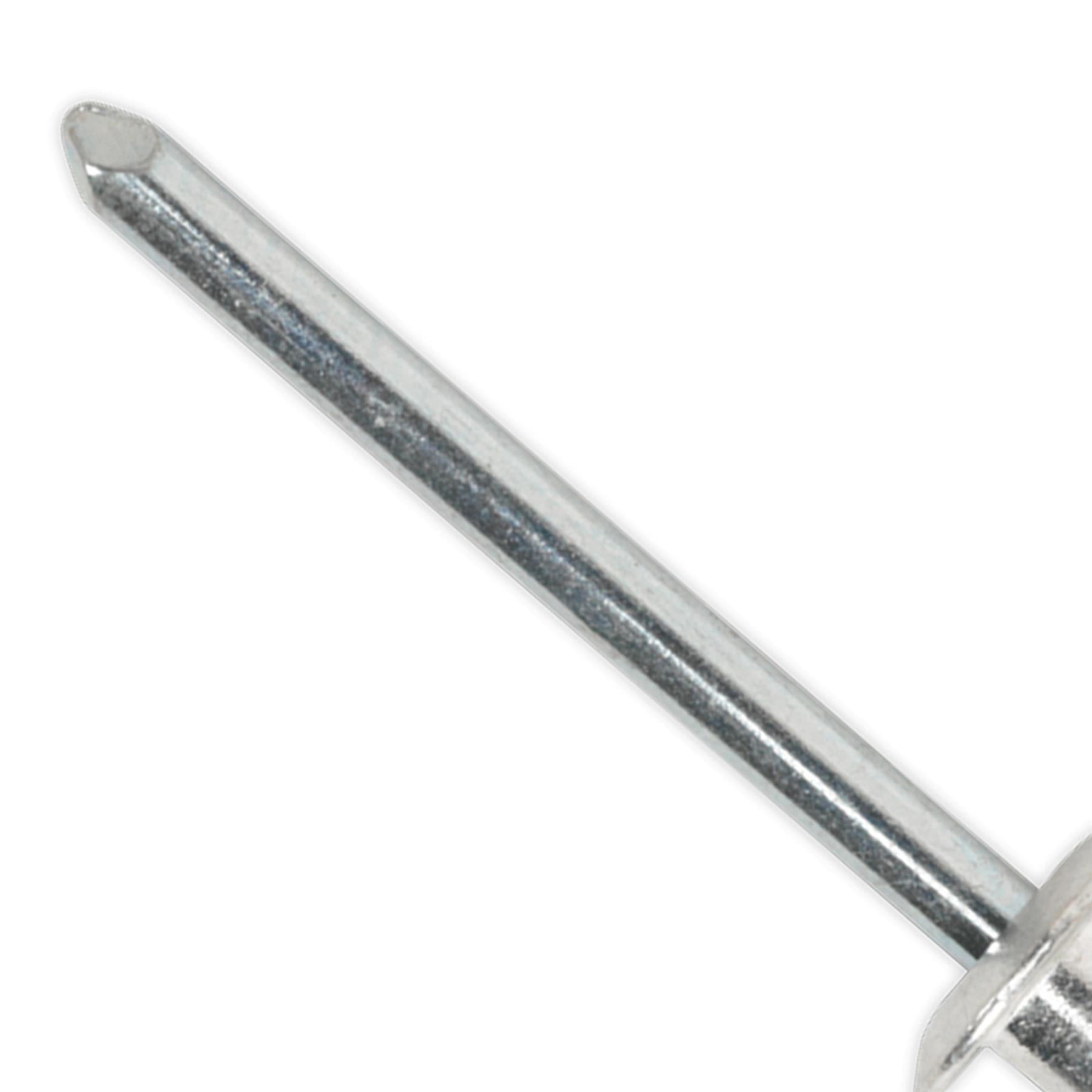Sealey Aluminium Multi-Grip Rivet Std Flange 3.2 x 13mm Pack of 200