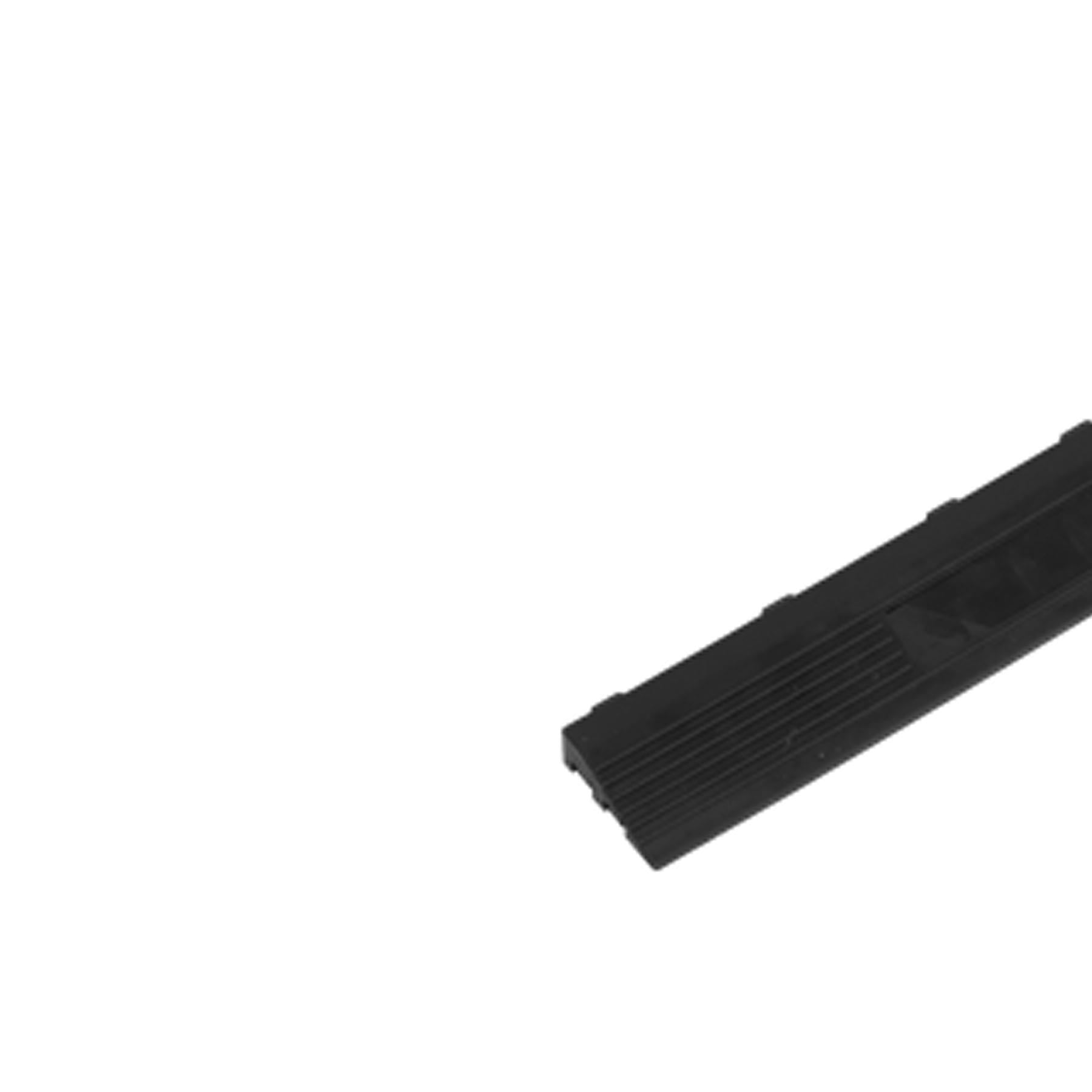 Sealey Polypropylene Floor Tile Edge 400x60mm Black Male-Pack of 6