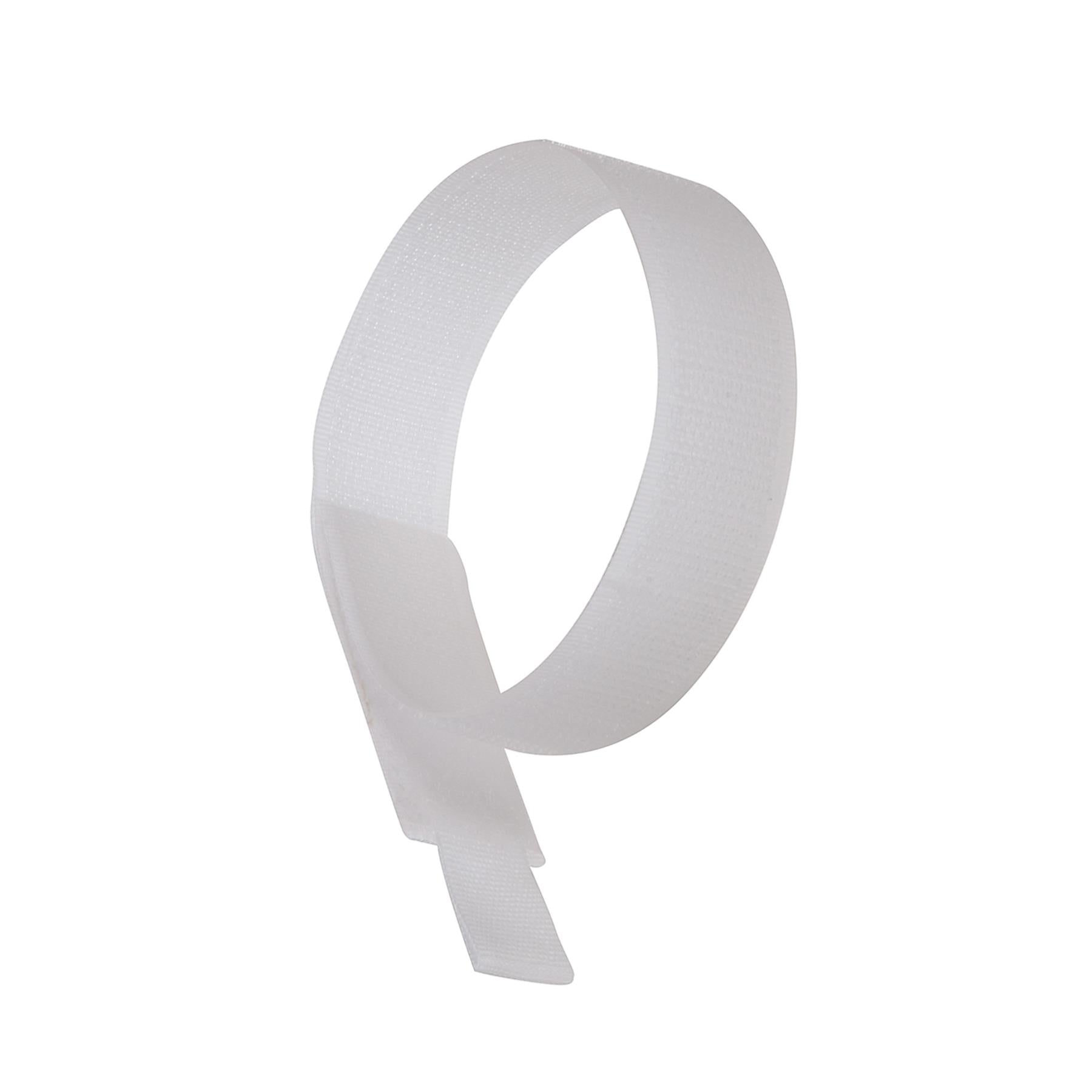 Hook and Loop 150mm White Nylon strap strapping Cable Ties with buckle Band luggage Strap