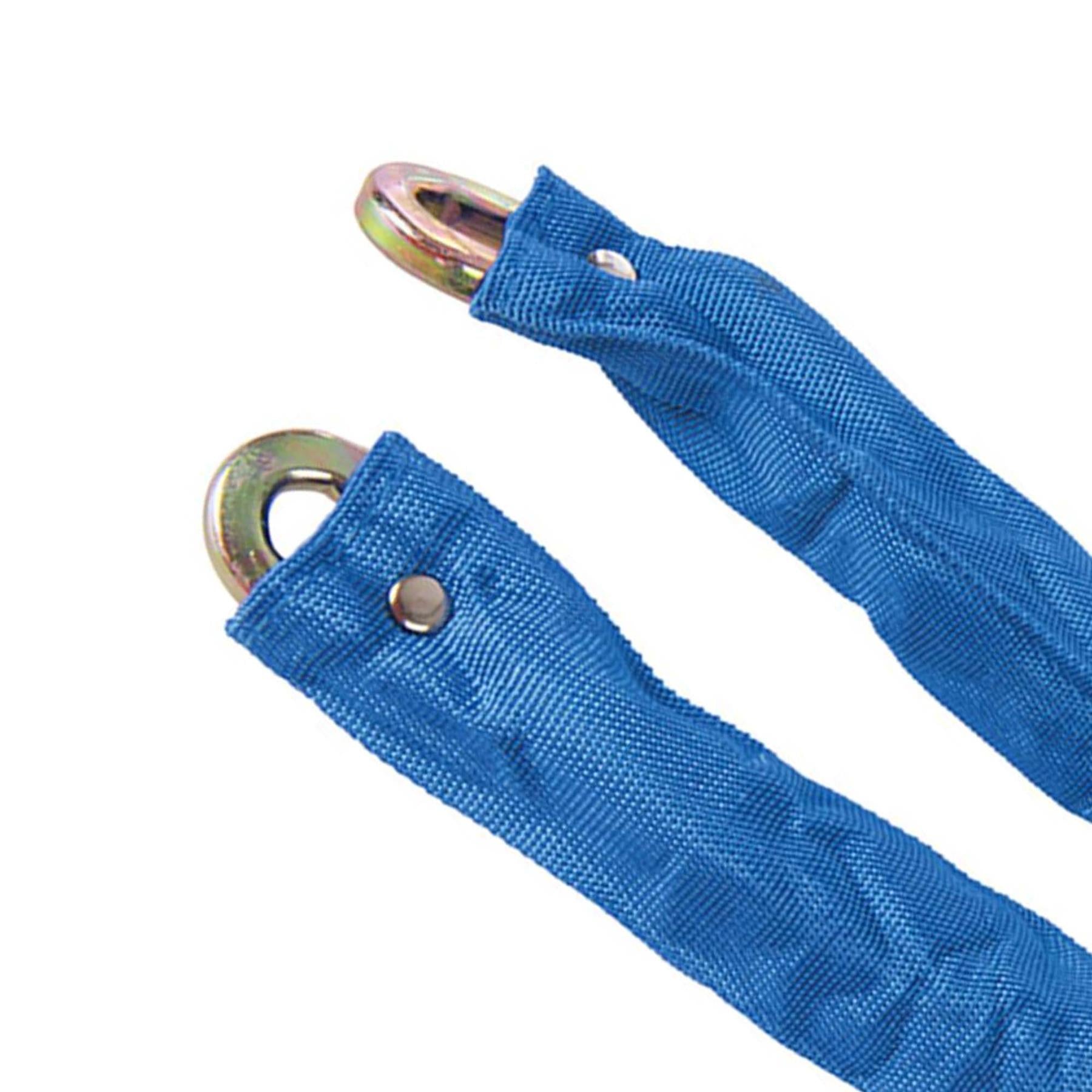 Sleeved High Security Chain 900mm 10mm Thick Hardened Steel Links Large Shackles