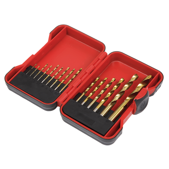 Sealey HSS Drill Bit Set 15pc