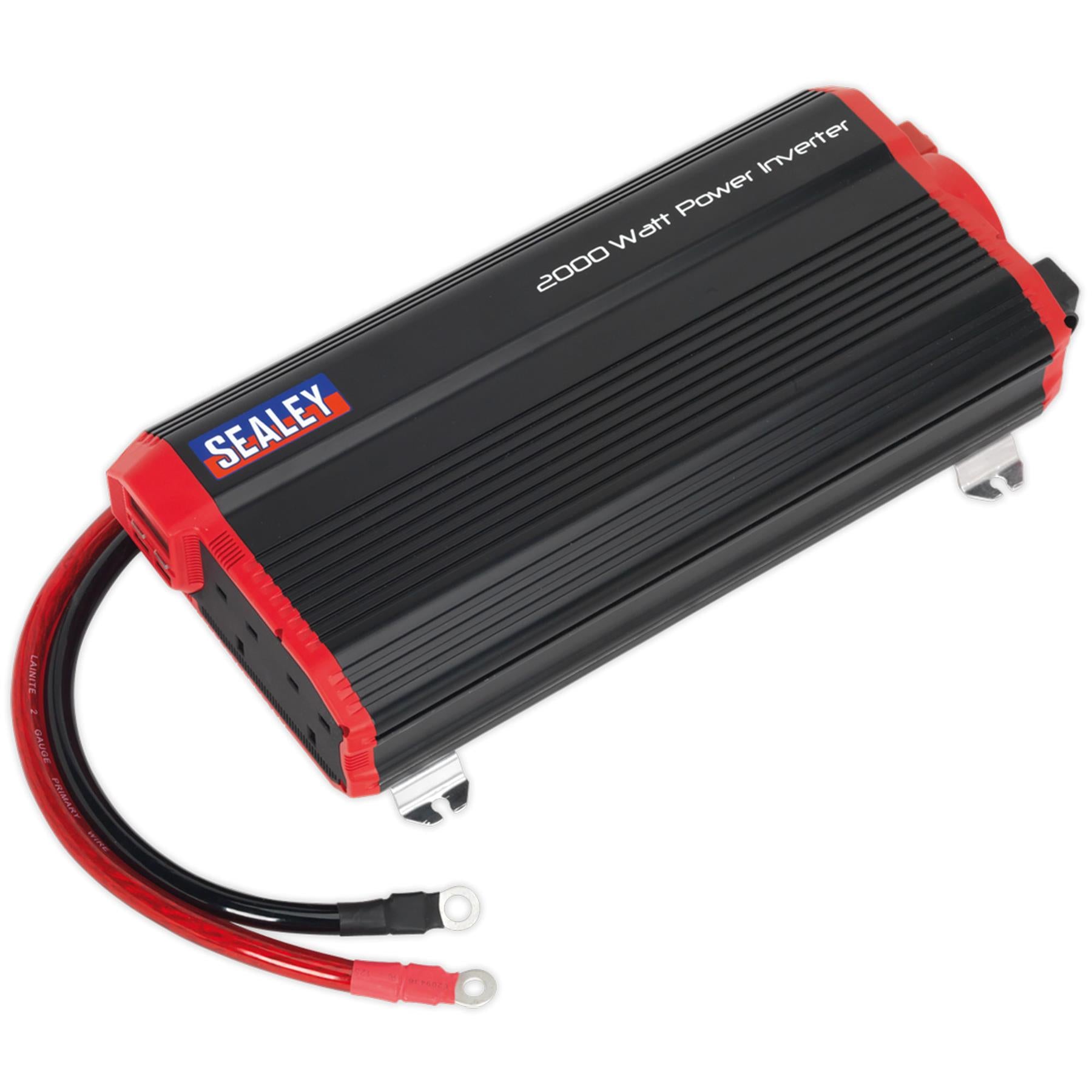 Sealey Power Inverter Modified Sine Wave 2000W 12V DC - 230V 50Hz