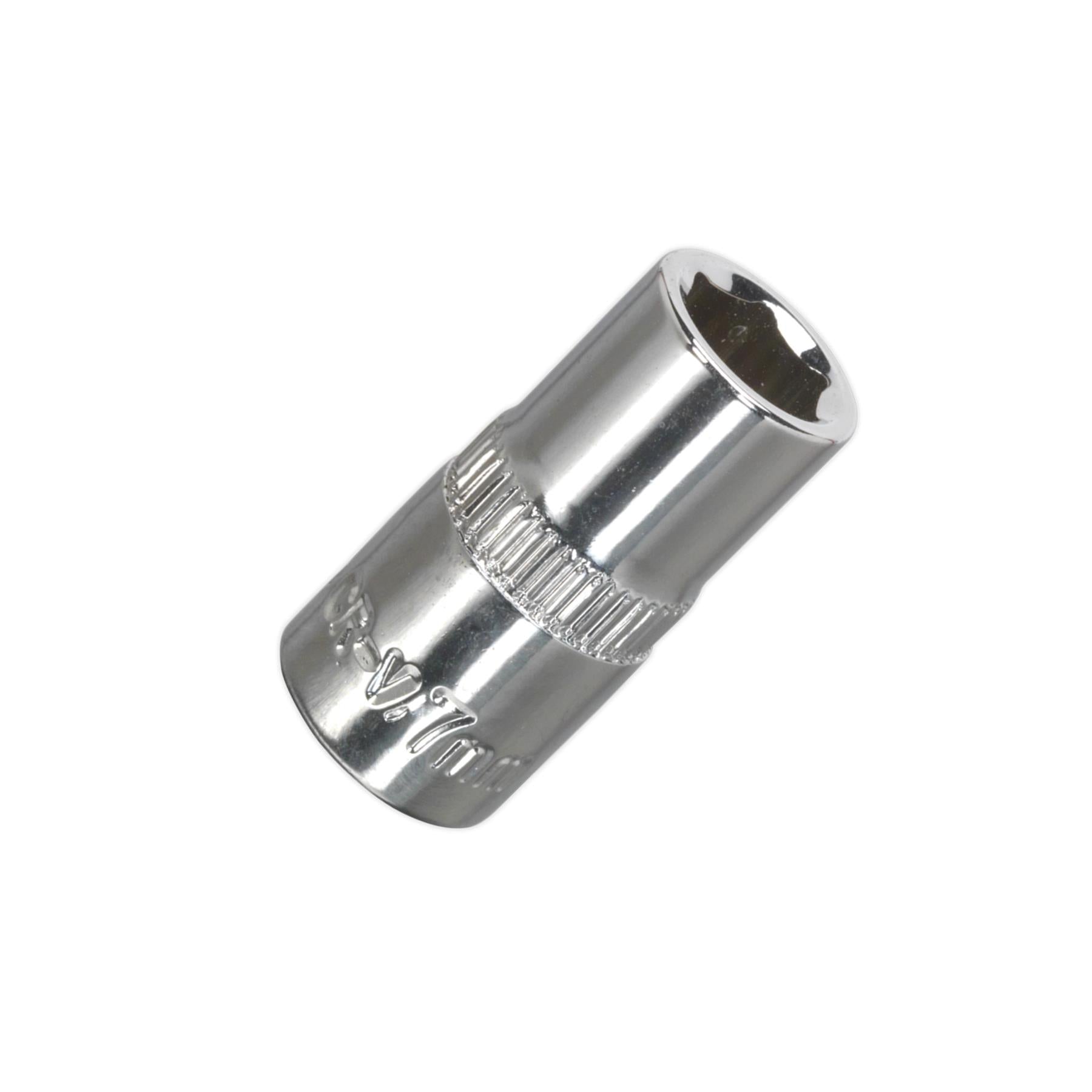 Sealey WallDrive Socket 7mm 1/4"Sq Drive Fully Polished
