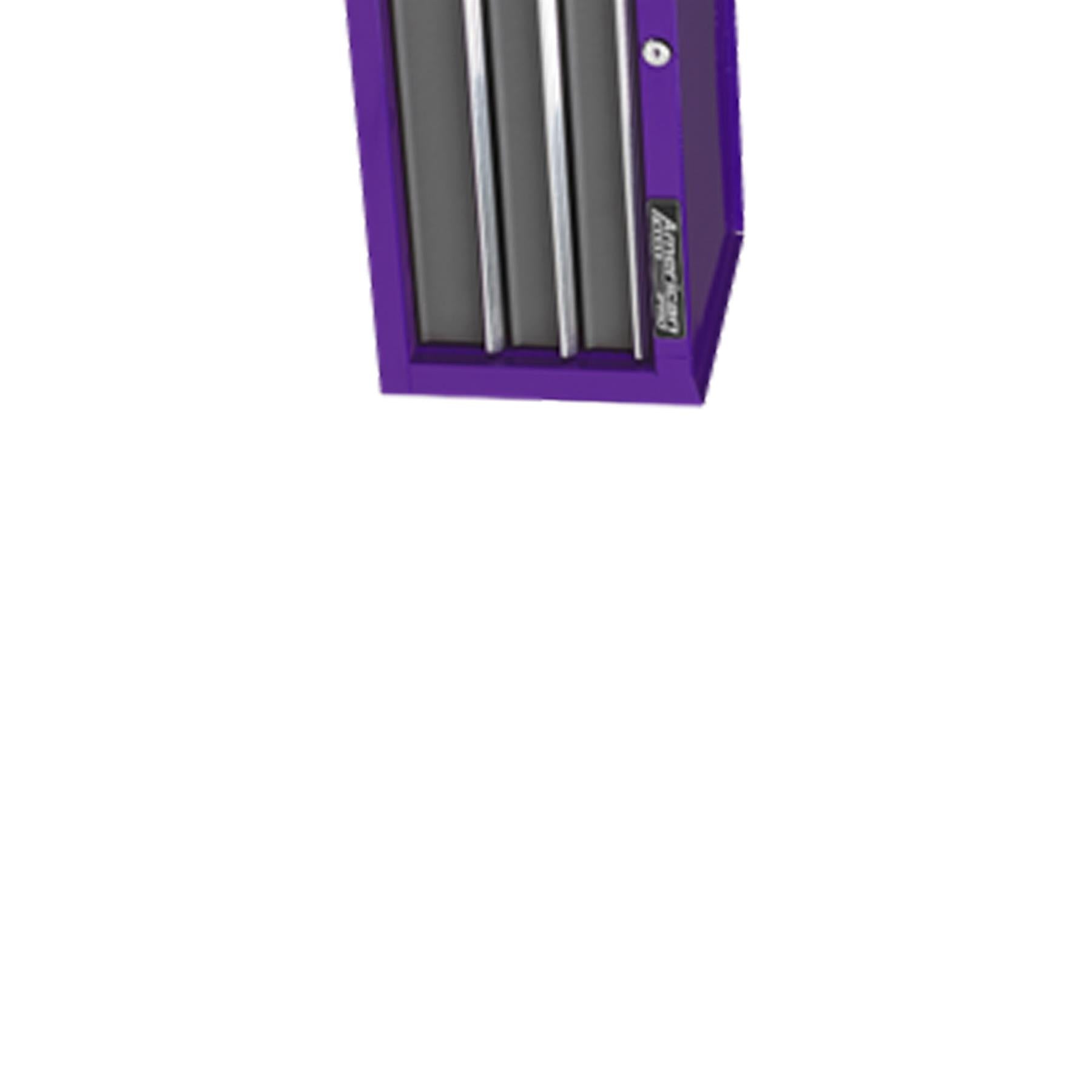 Sealey Mid-Box 3 Drawer with Ball-Bearing Slides - Purple/Grey