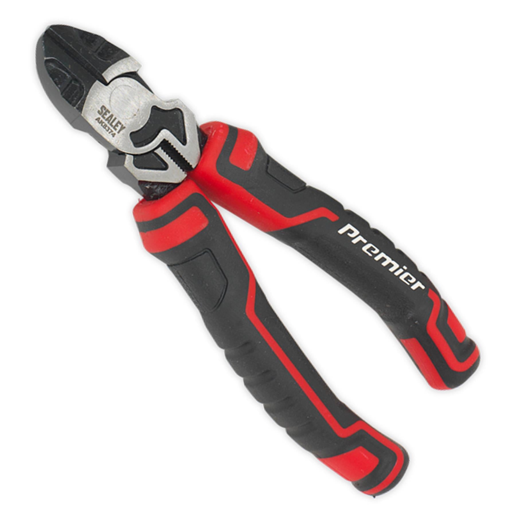 Sealey 3pc High Leverage Pliers Set Long Nose, Combi Plier And Side Cutter