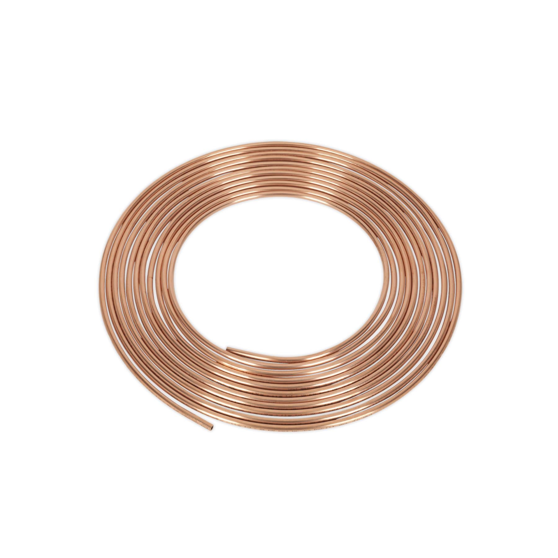 Sealey Brake Pipe Copper Tubing 22 Gauge 3/16" x 25ft