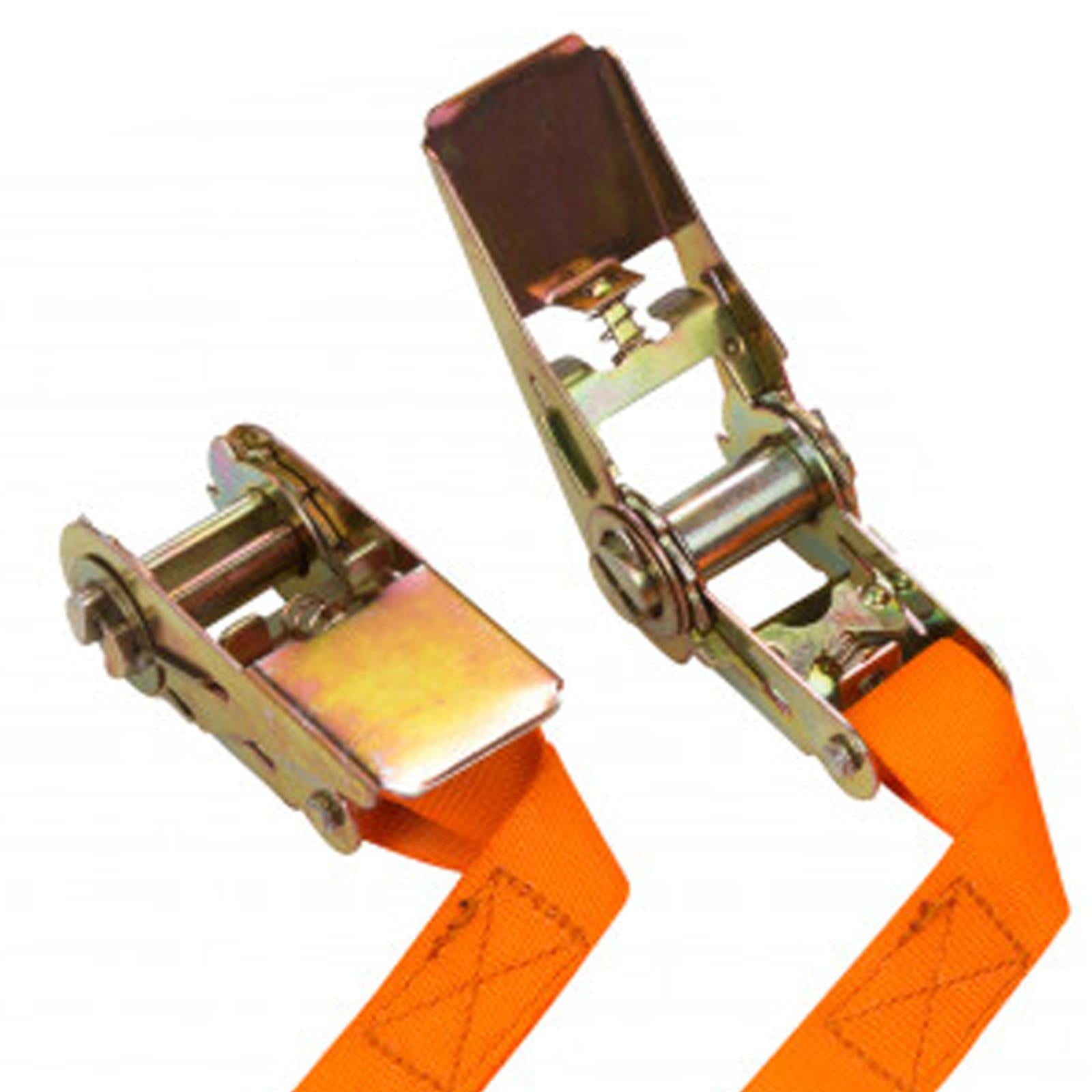 BlueSpot 2pc Cam Buckle Tie Down Strap Set Roof Rack Trailer 25mm x 4.5m/15ft