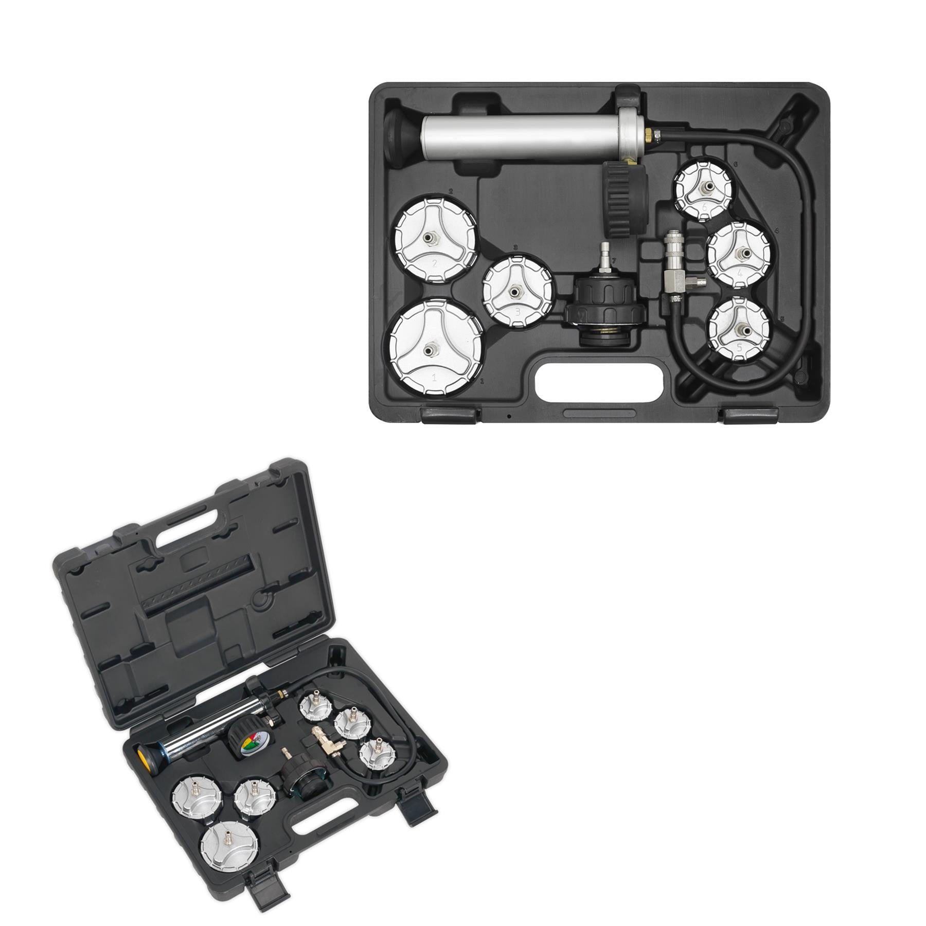 Sealey Cooling System Pressure Test Kit 7pc - Commercial
