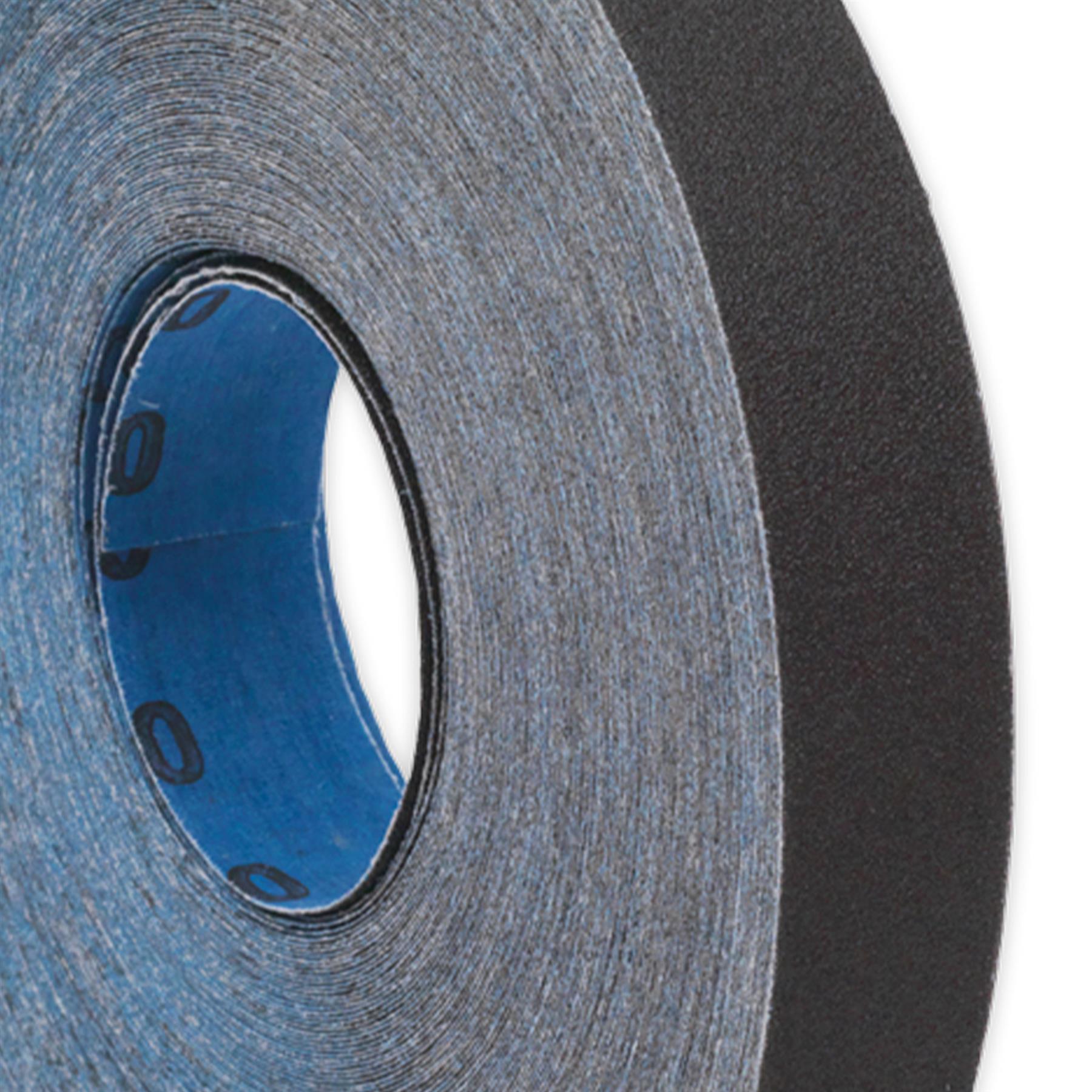 Sealey 25mm x 25m Emery Cloth Roll Blue Sheet 120 Grit