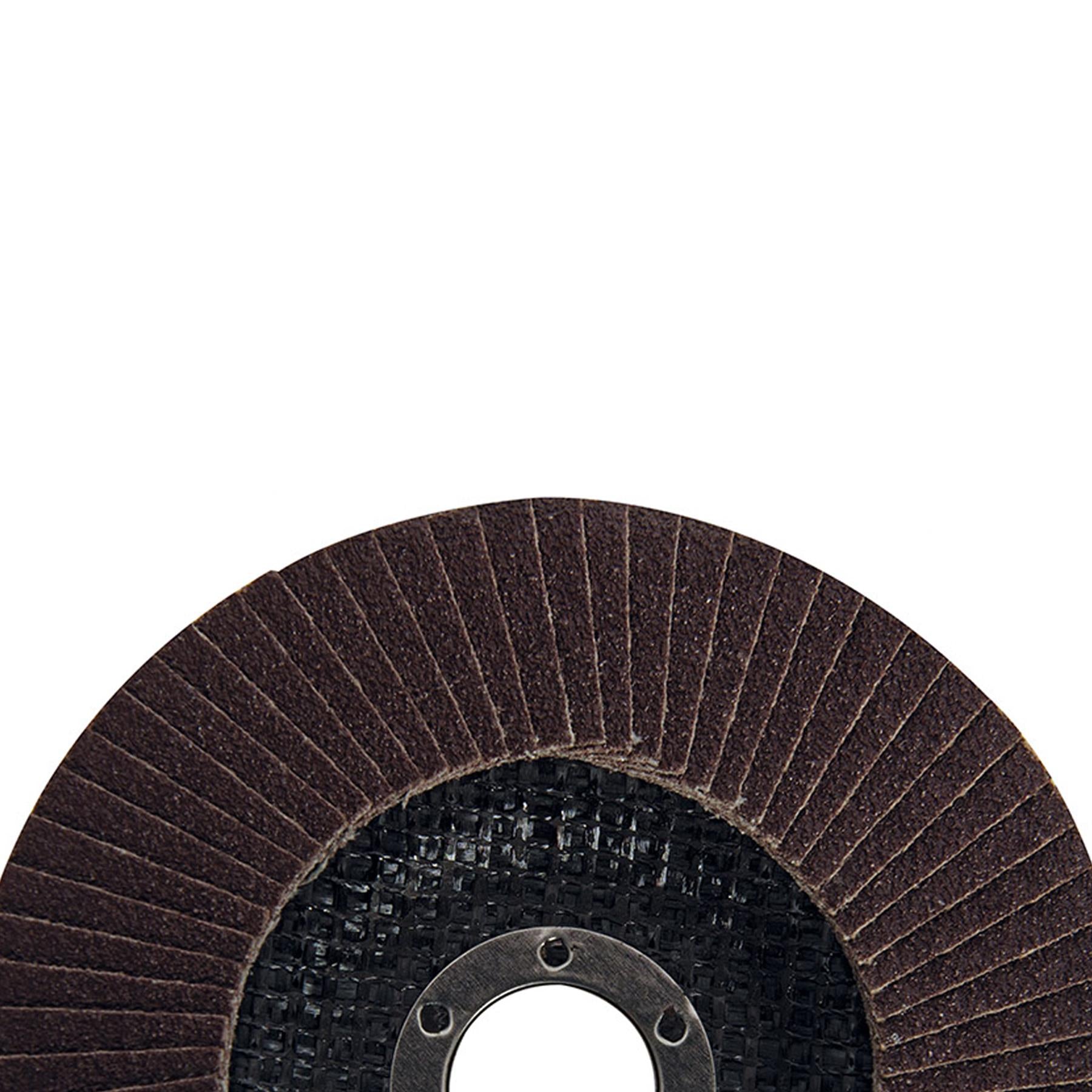 Aluminium Oxide Flap Disc 125mm Sanding DIY - 80 Grit Heavy Duty Aluminium