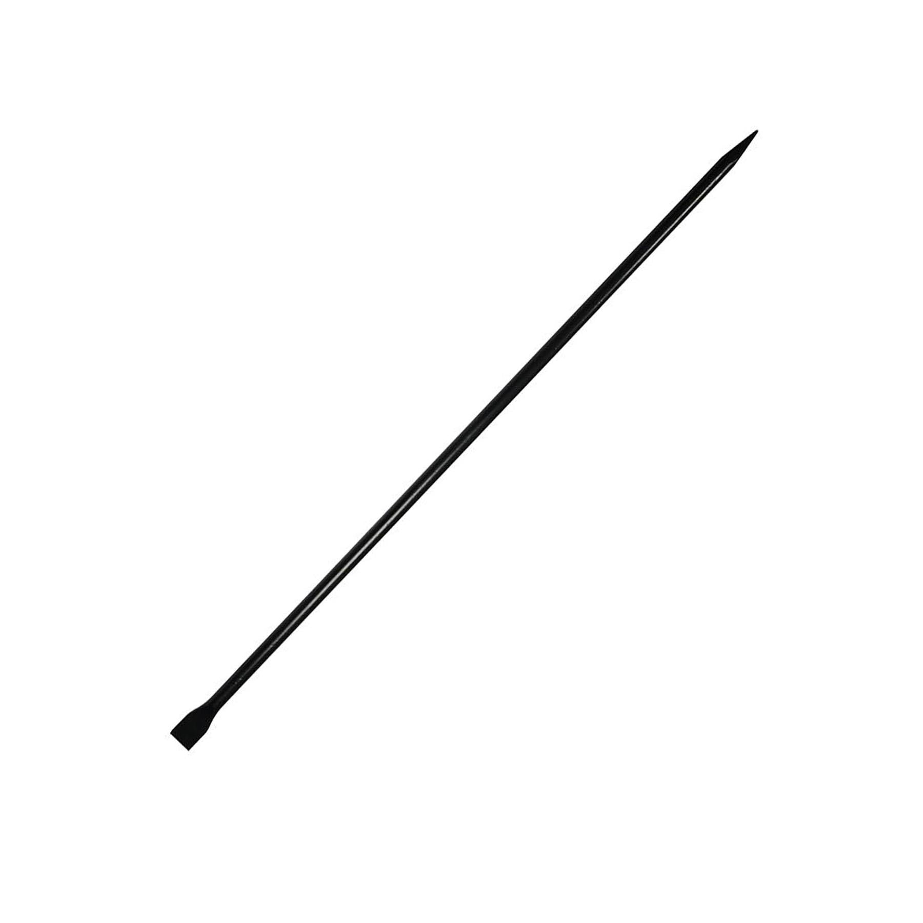 Chisel & Point Bar Ground &Polished Steel With Hexagonal Profile Shank 1500x30mm