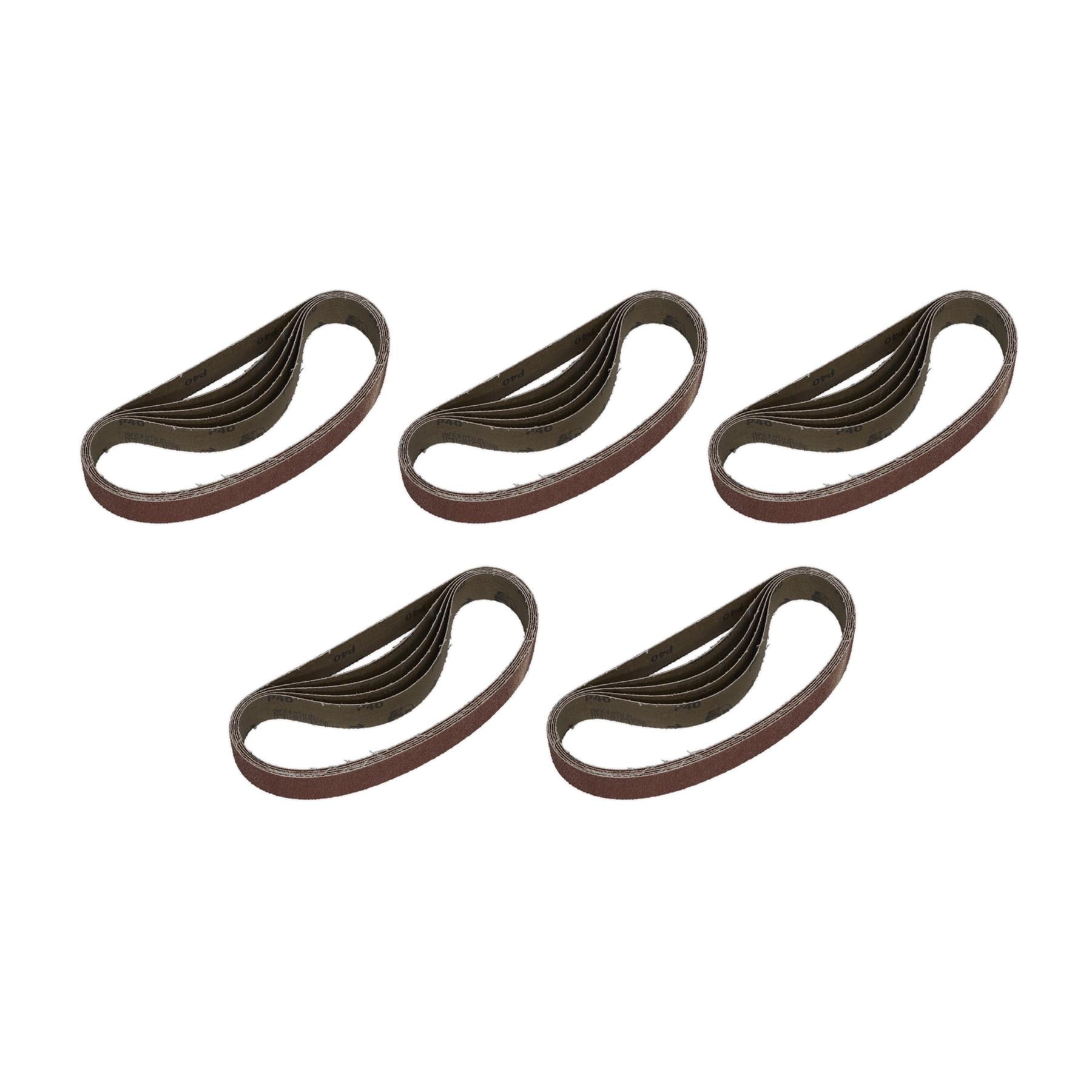 Sealey Sanding Belt 30 x 540mm 40Grit Pack of 5