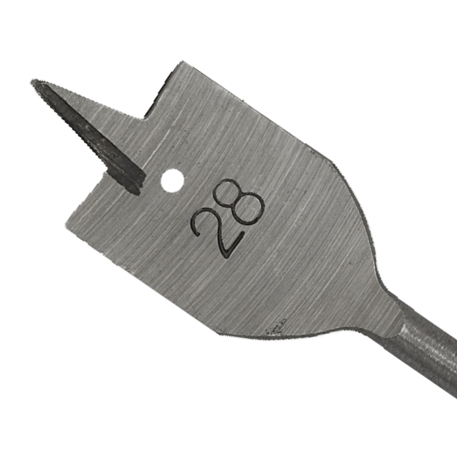 Sealey Flat Wood Bit 28mm x 152mm Supplied In A Plastic Wallet - FWB28