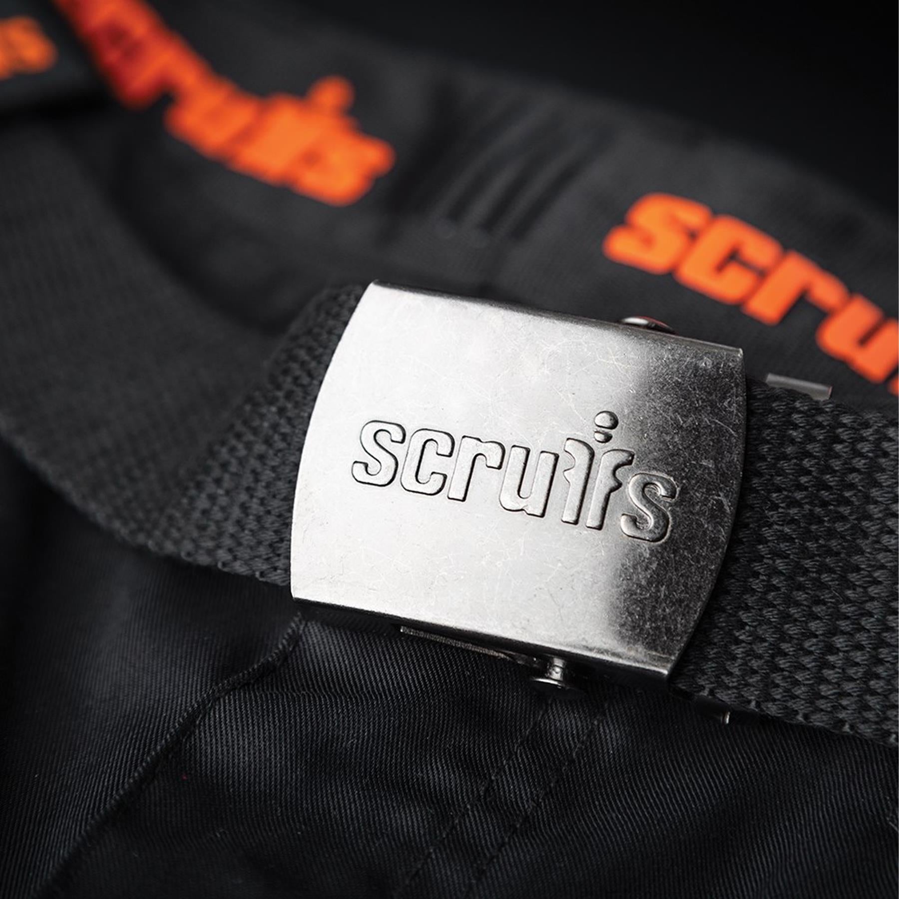 Scruffs Work Trouser Pro Flex Lightweight Slim Fit Hard Wearing Black 40R