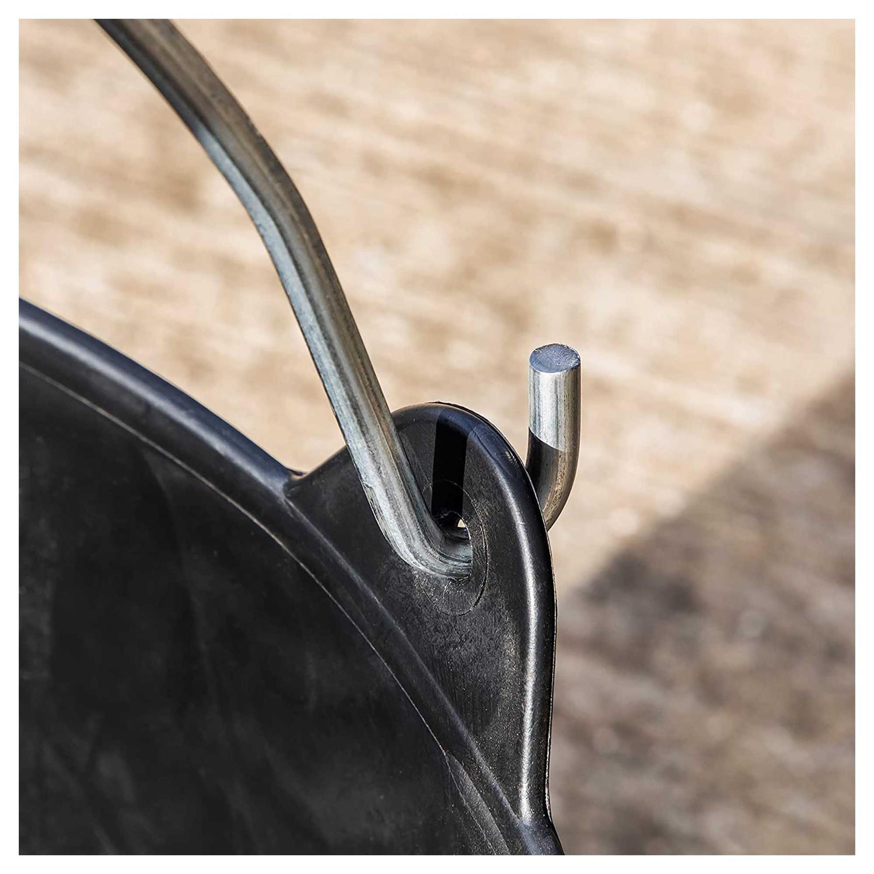 Sealey Heavy-Duty Flexi Tub 26L with Metal Handle - Black