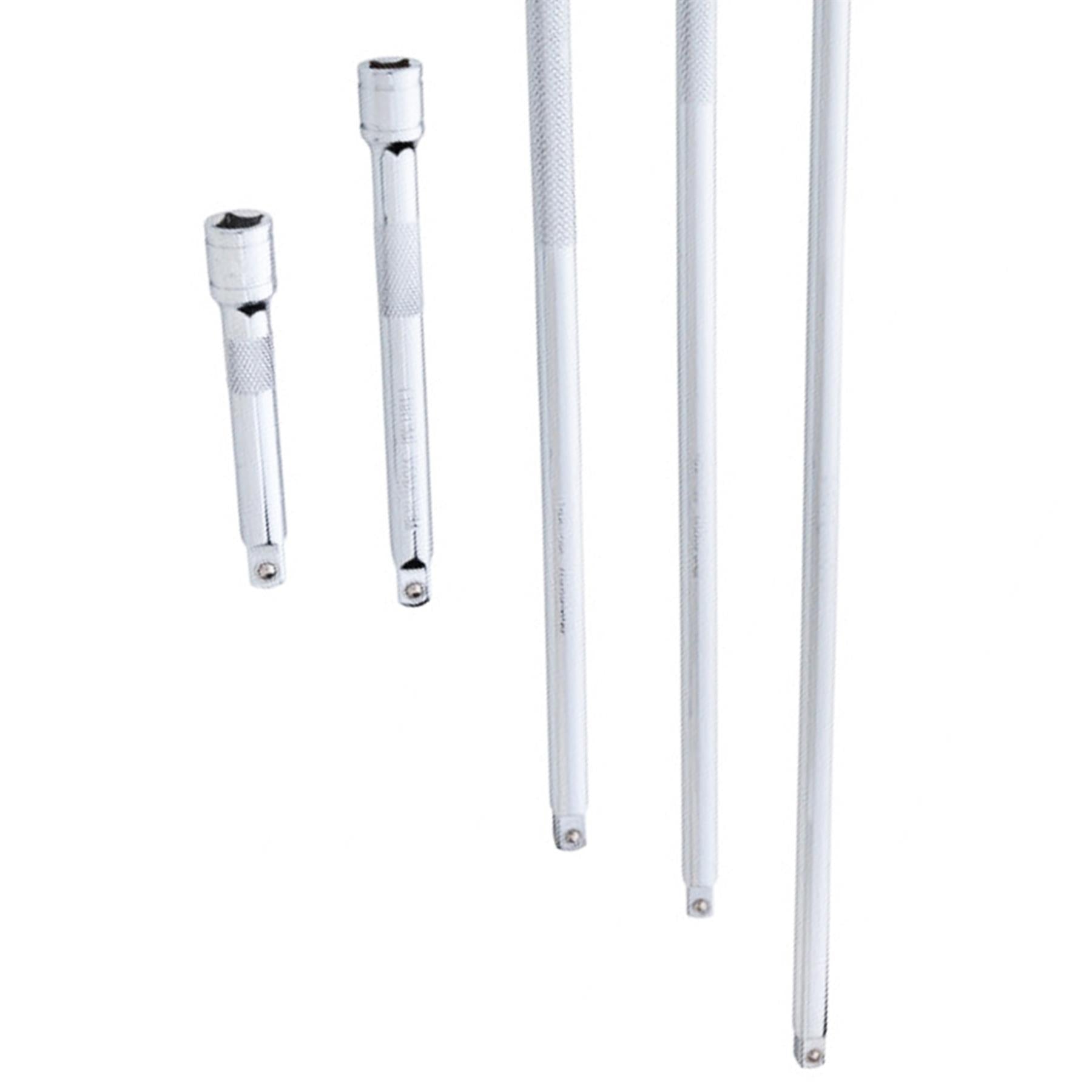 BlueSpot 5pc 3/8" dr Extra Long Extension Bar Set 100, 150, 350, 450, 600mm