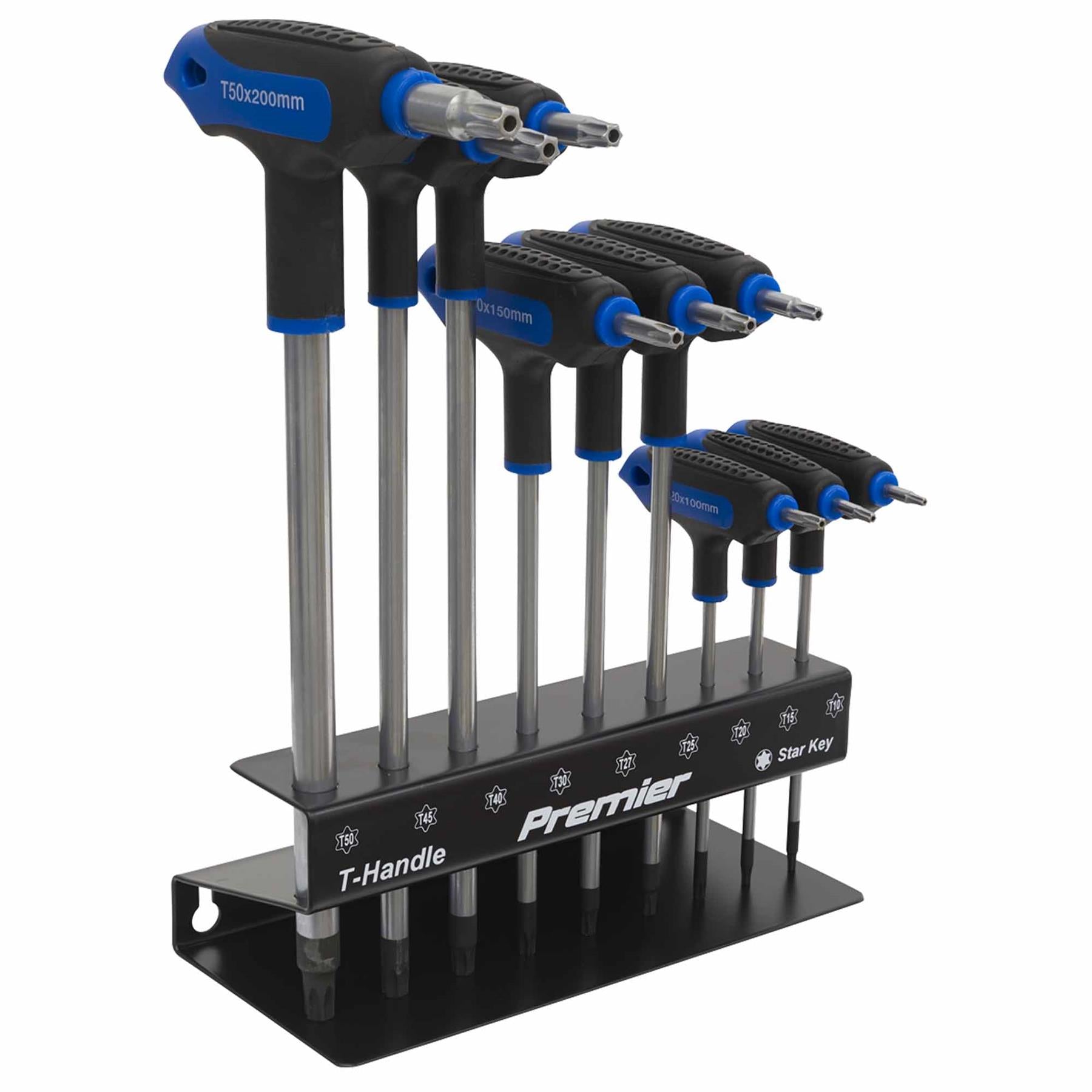 Sealey TRX-Star* Key Set 9pc T-Handle