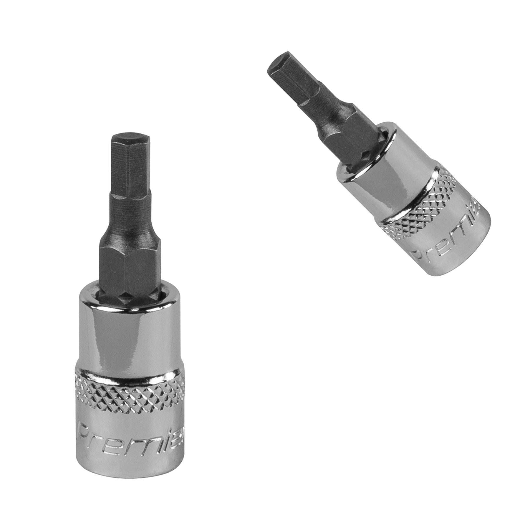 Sealey Hex Socket Bit 4mm 1/4"Sq Drive Chrome Vanadium Steel