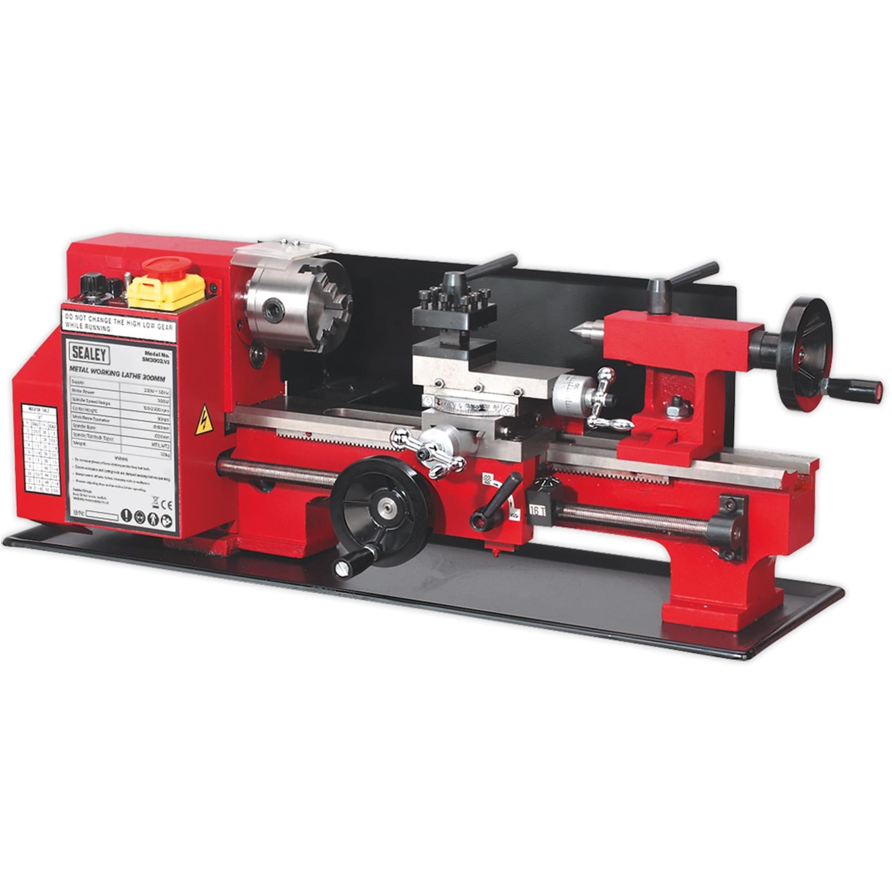 Sealey Metalworking Lathe 300mm Between Centres