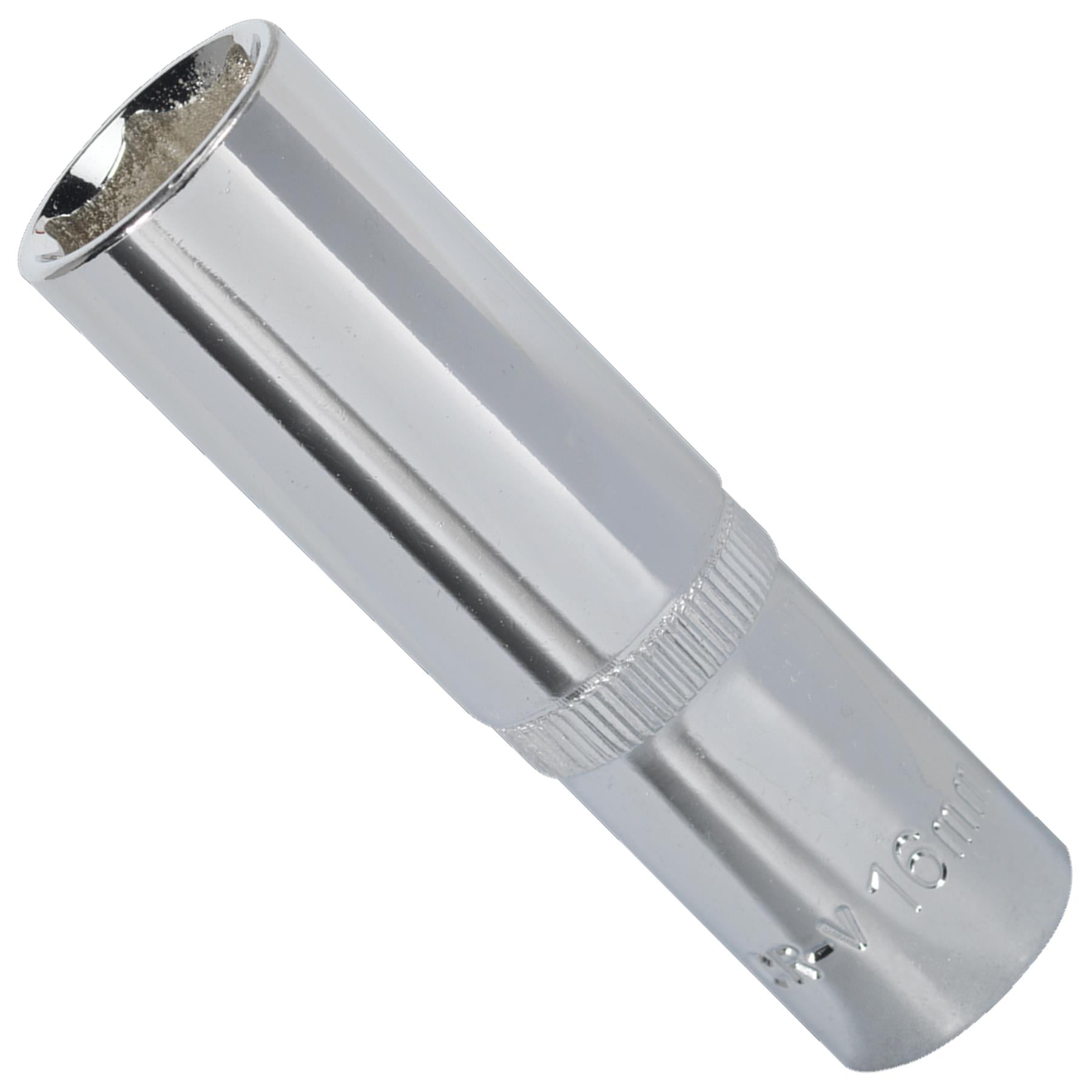 Sealey WallDrive Socket 16mm Deep 1/2"Sq Drive Fully Polished