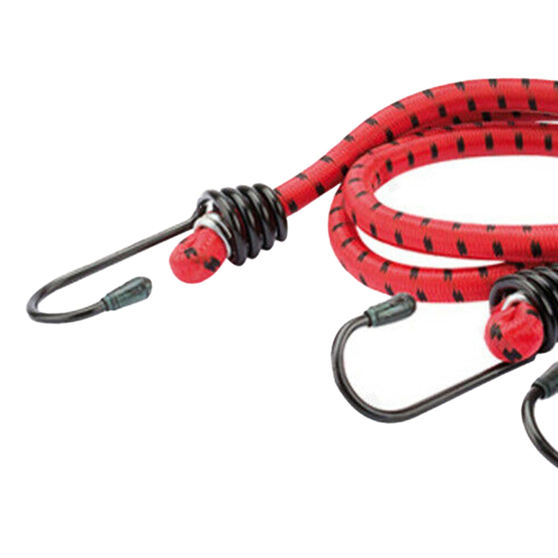 20x Elastic Bungee Cord Luggage Tie Down Strap Shock Rope Car Roof Rack Hook