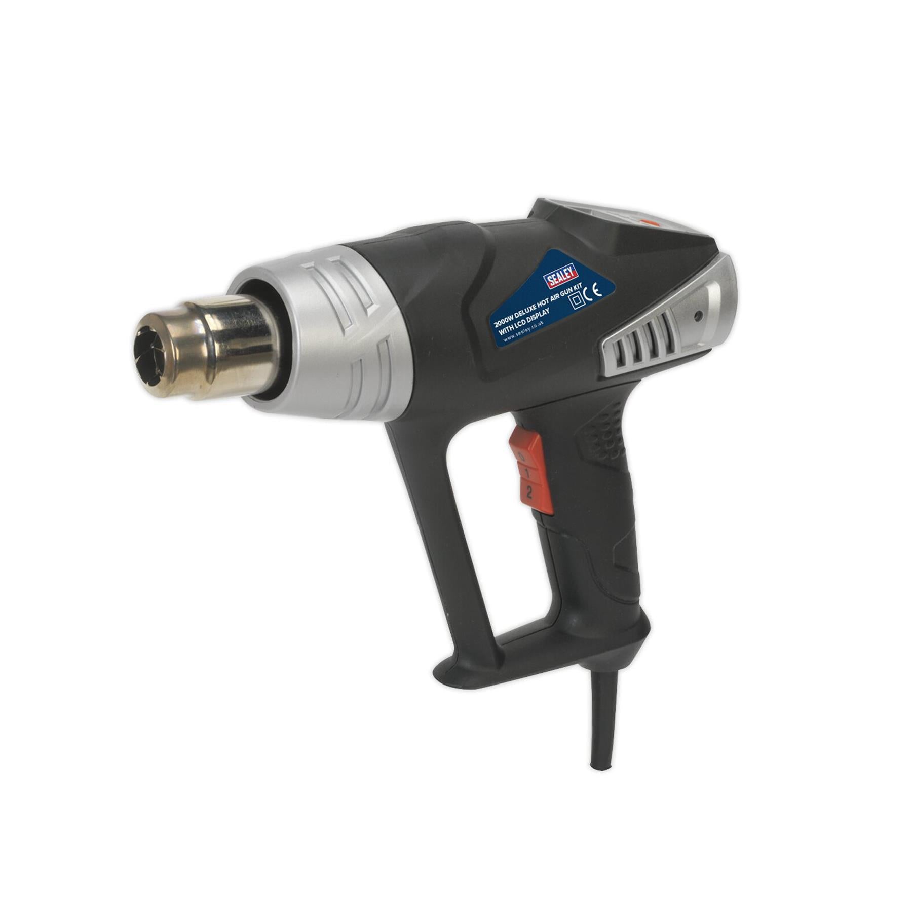 Sealey Deluxe Hot Air Gun Kit with LED Display 2000W 80-600�C