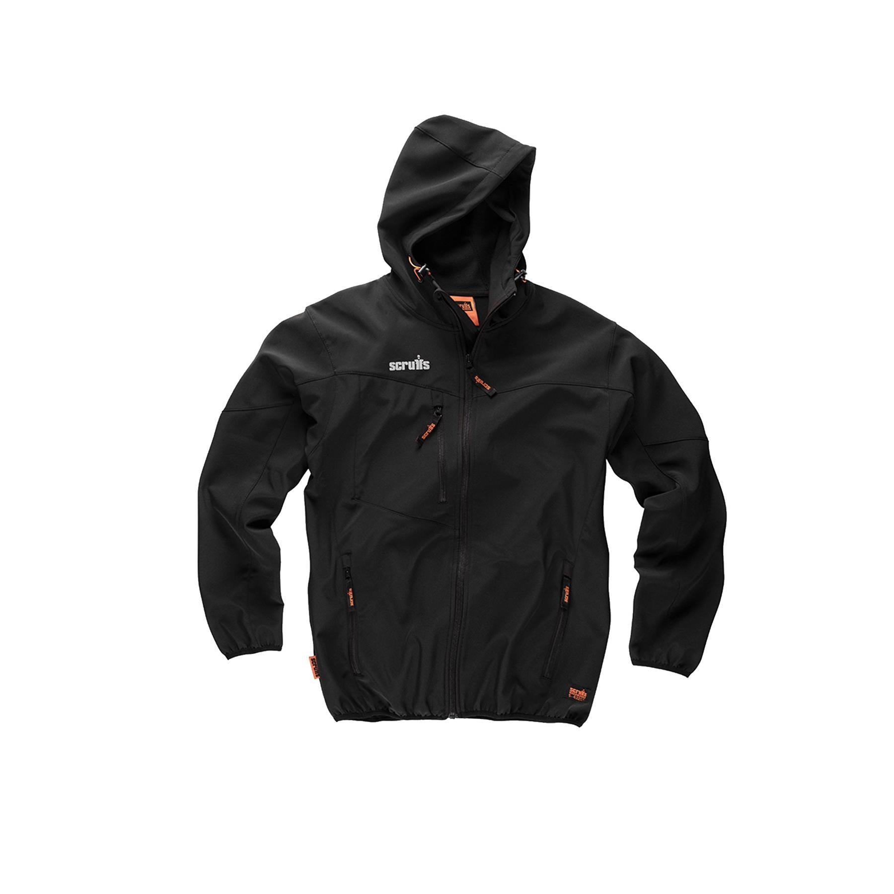Scruffs Worker Softshell Jacket Black (XXL) Men's Trade Work Coat