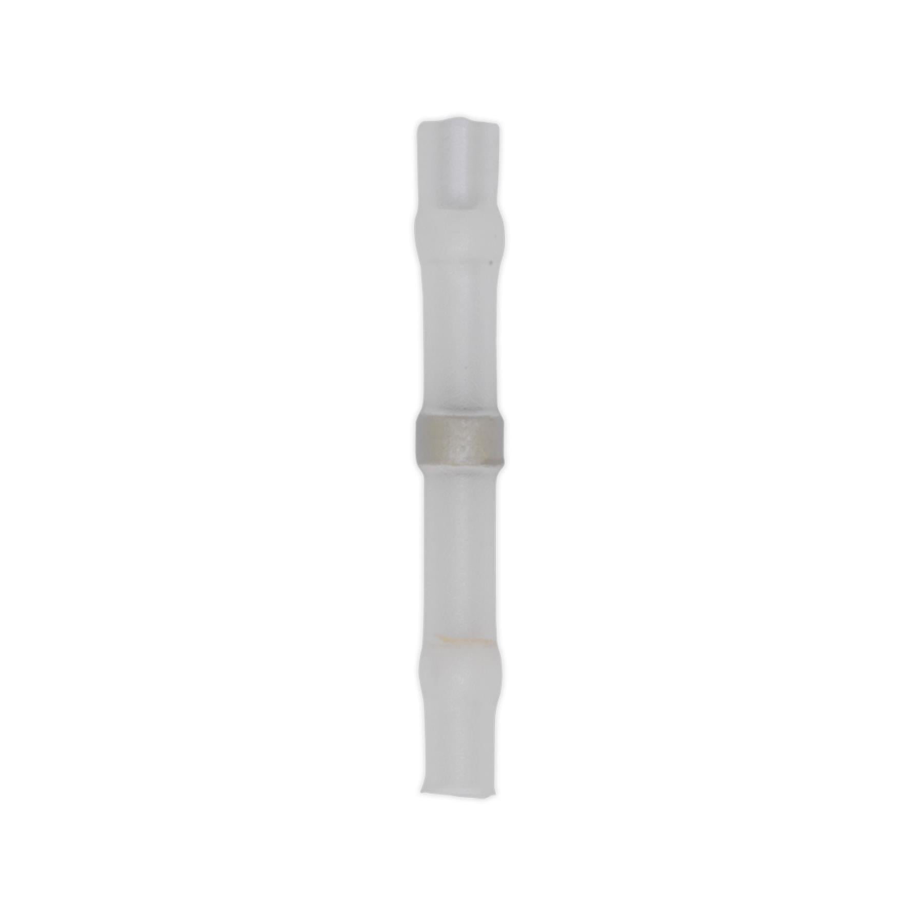 Sealey Heat Shrink Butt Connector 24-22 AWG White Pack of 25