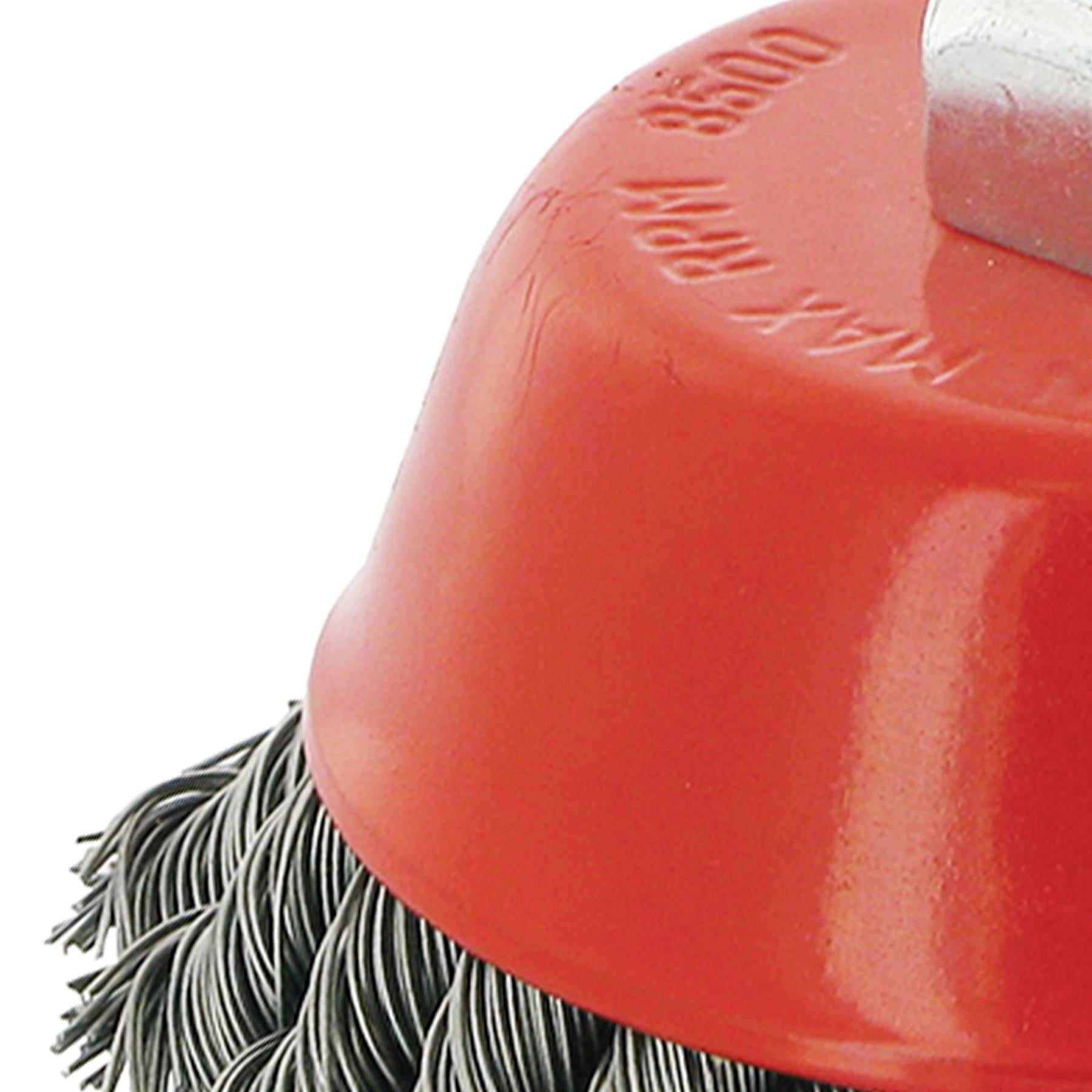 Double Row Steel Twist Knot Bowl Cup 100mm Angle Grinders Heavy Duty Kit