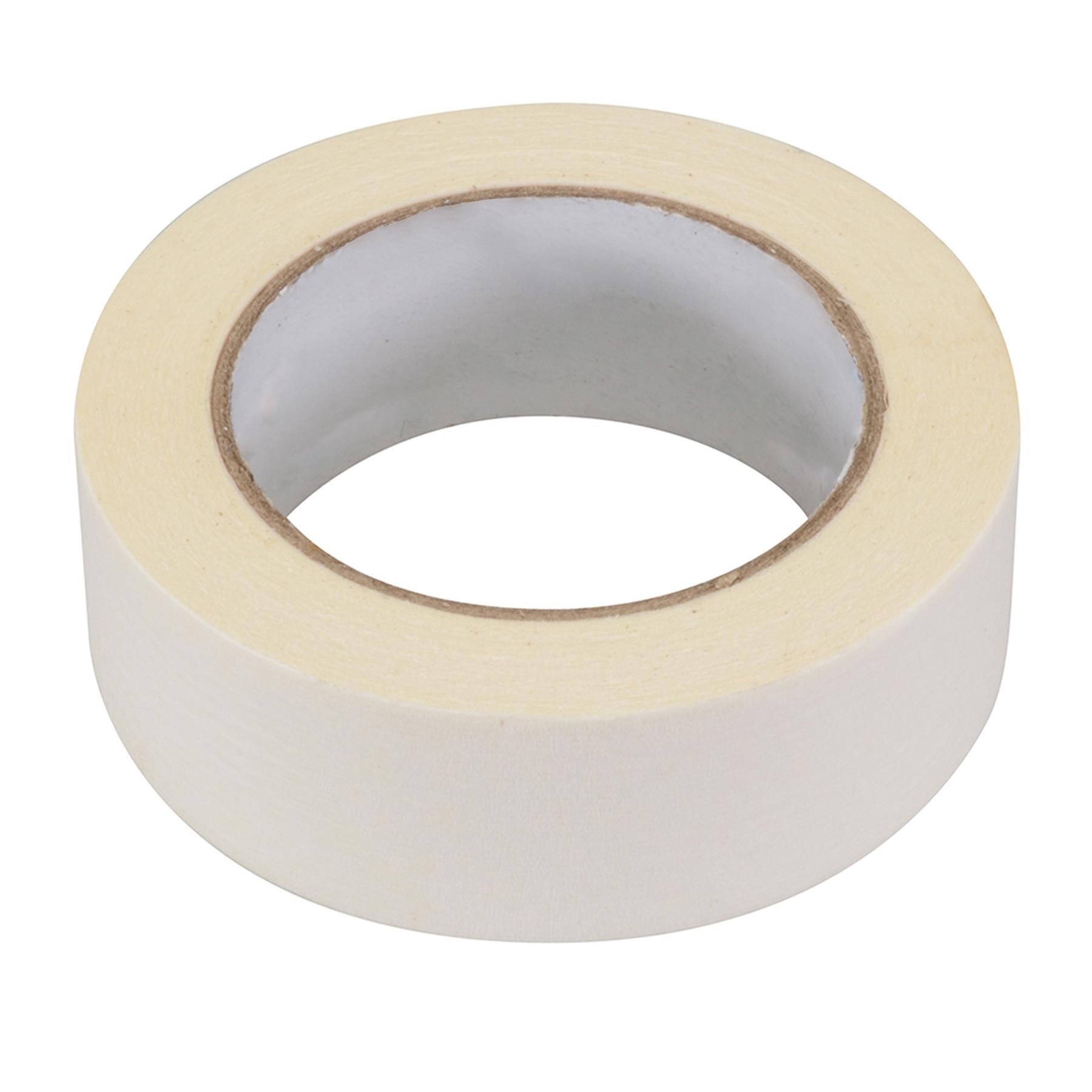 Low Tack Masking Tape - 38mm X 50m Crepe Paper With Low-Adhesion Rubber Adhesive