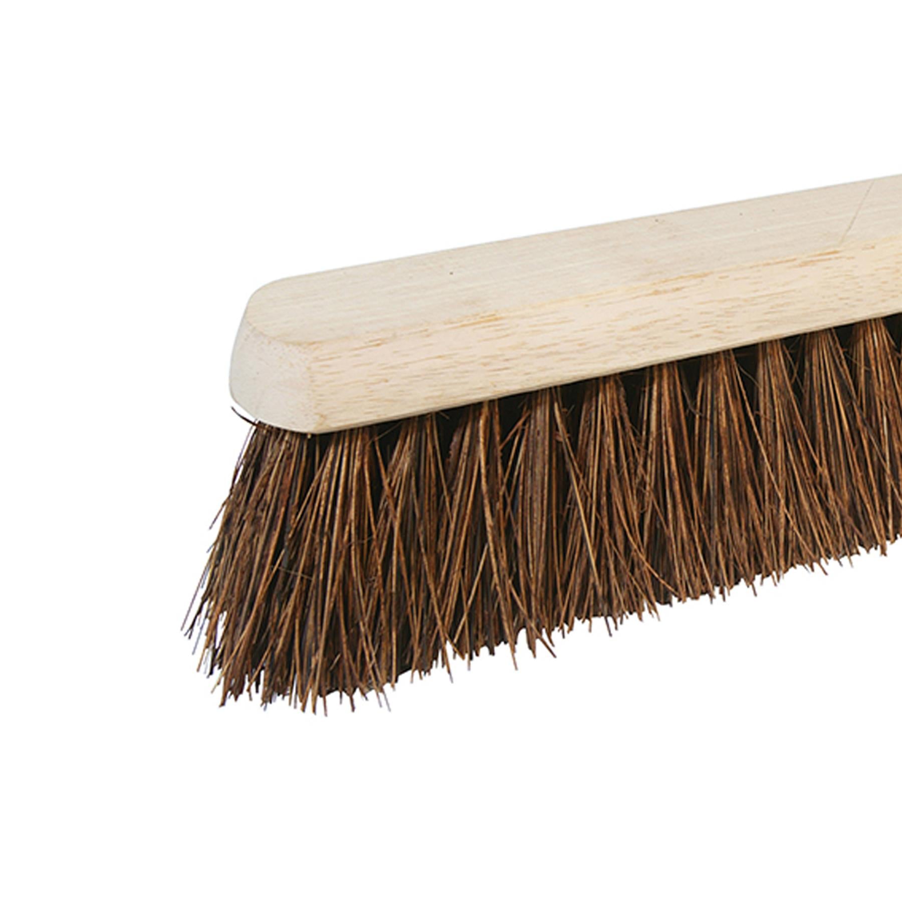 BRUSH BRUSHES BROOM BROOMS HEAD HEADS STIFF COCO BRISTLES SIZES 18"
