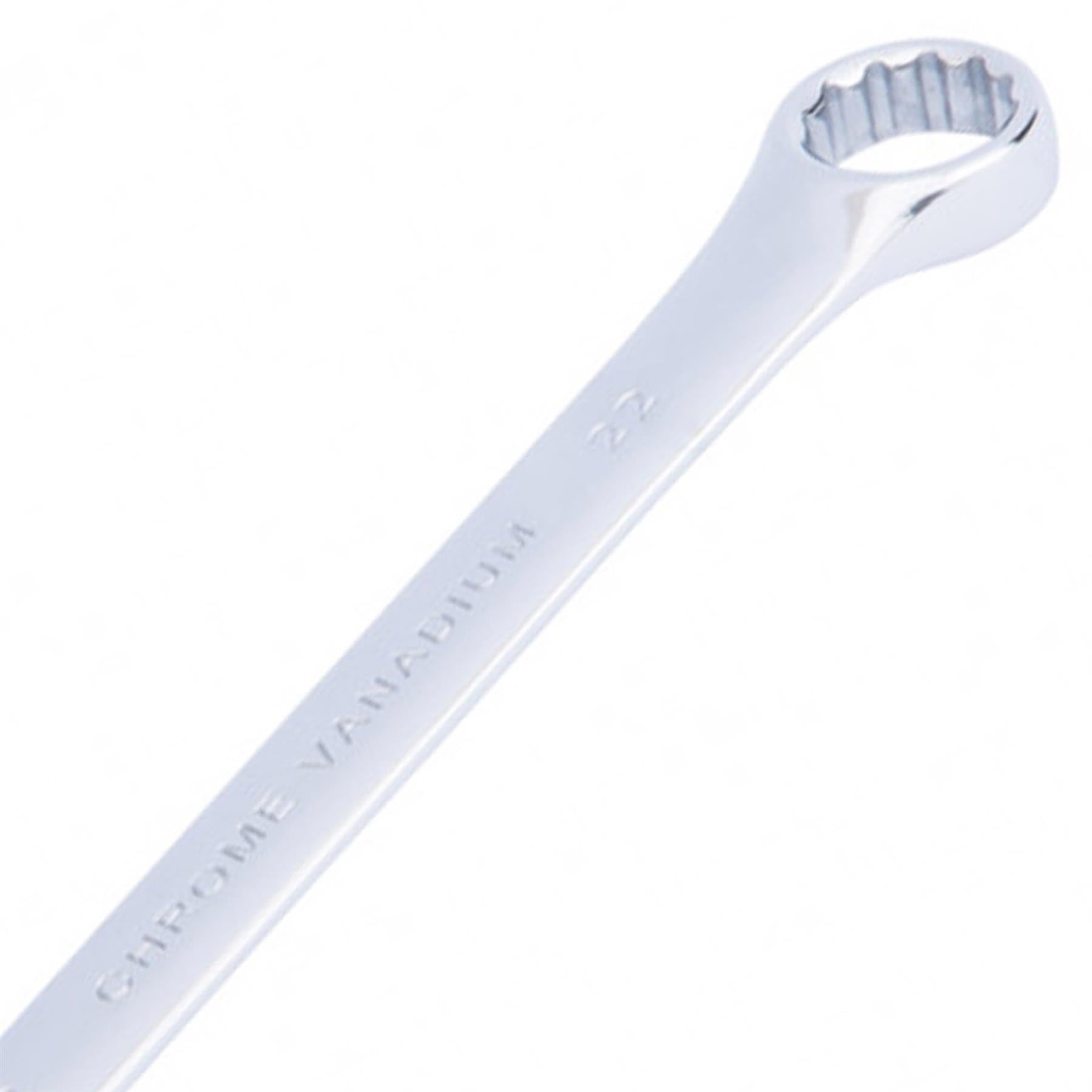 BlueSpot 22mm Fully Polished Chrome Vanadium Spanner Open Ended Head Spanner