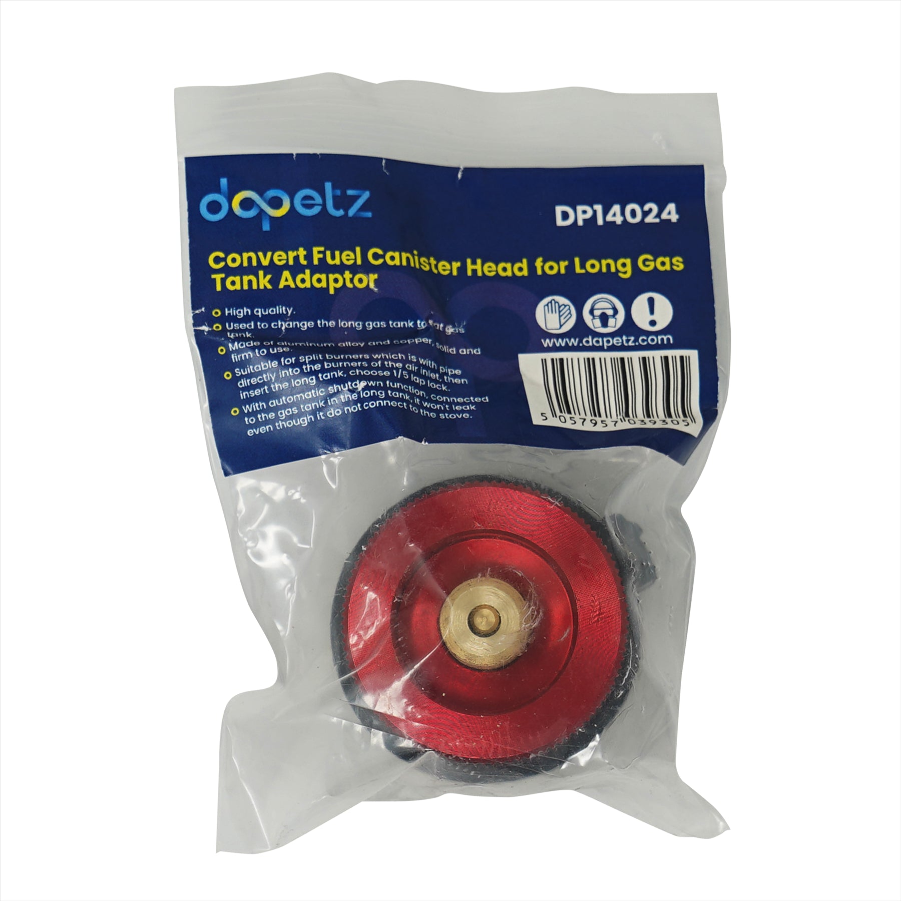 Camping Stove Butane Gas Adapter Convert Fuel Canister Head for Long Gas Tank