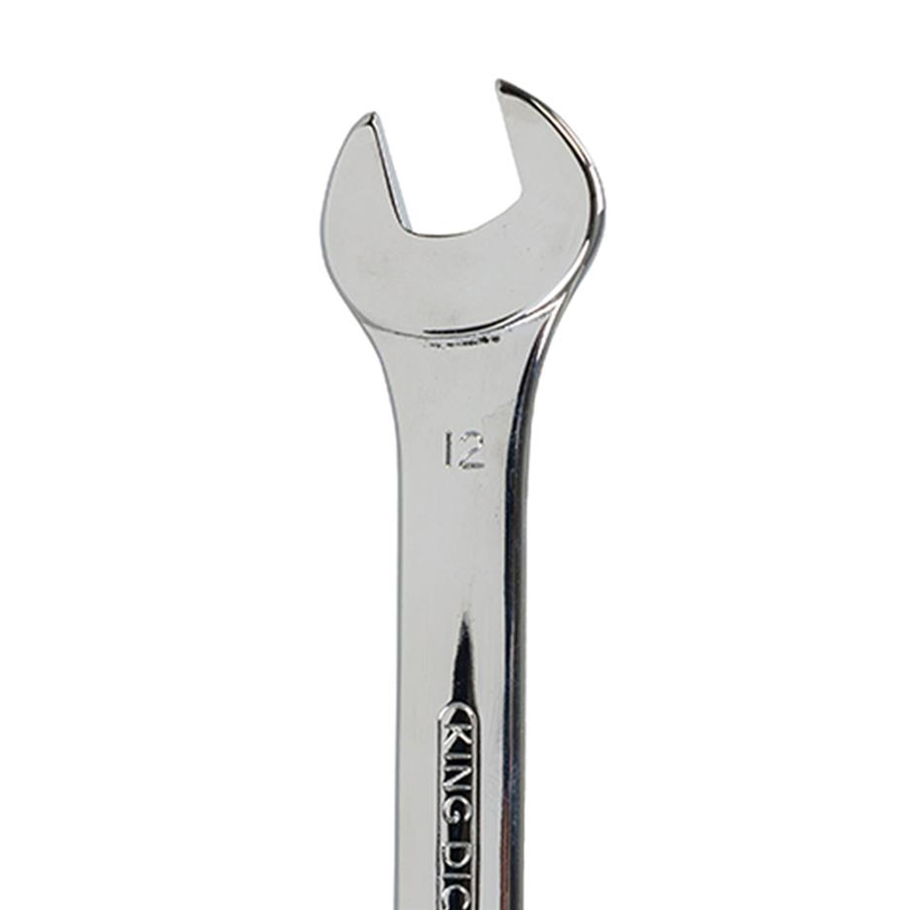 King Dick Open Ended Spanner Wrench Metric Chrome Vanadium Steel 12mm - 13mm