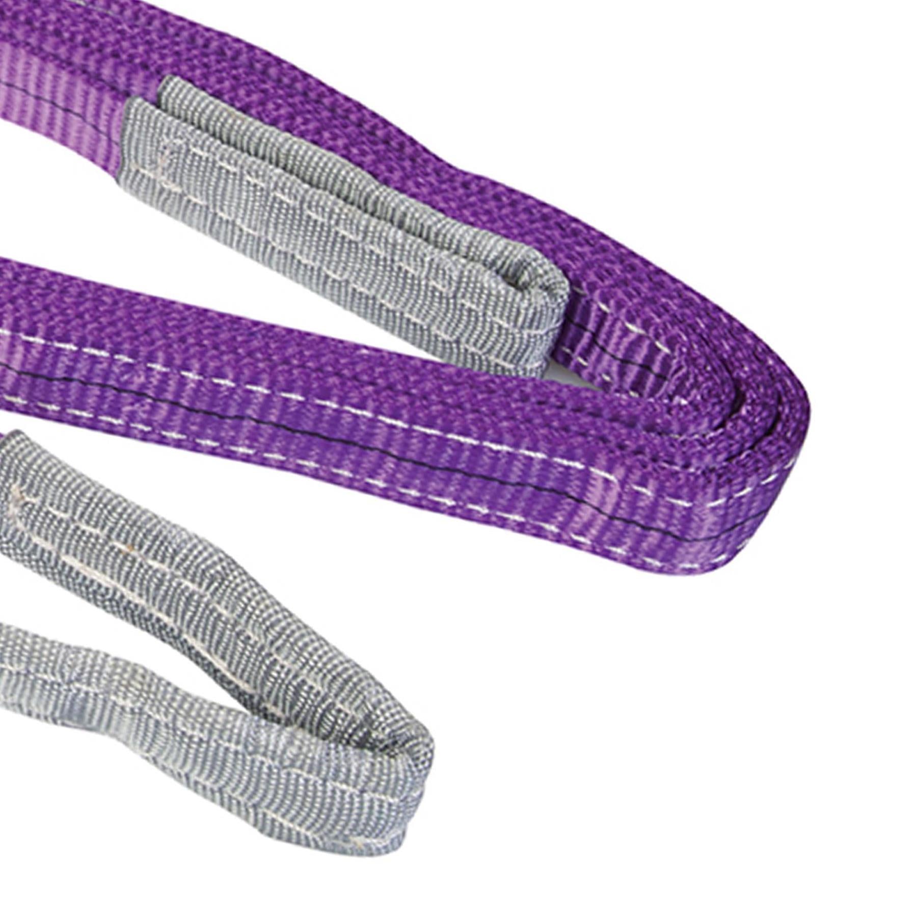 1 Tonne Webbing Lifting Sling Certified Duplex Cargo Strap Hoist Strop 4m